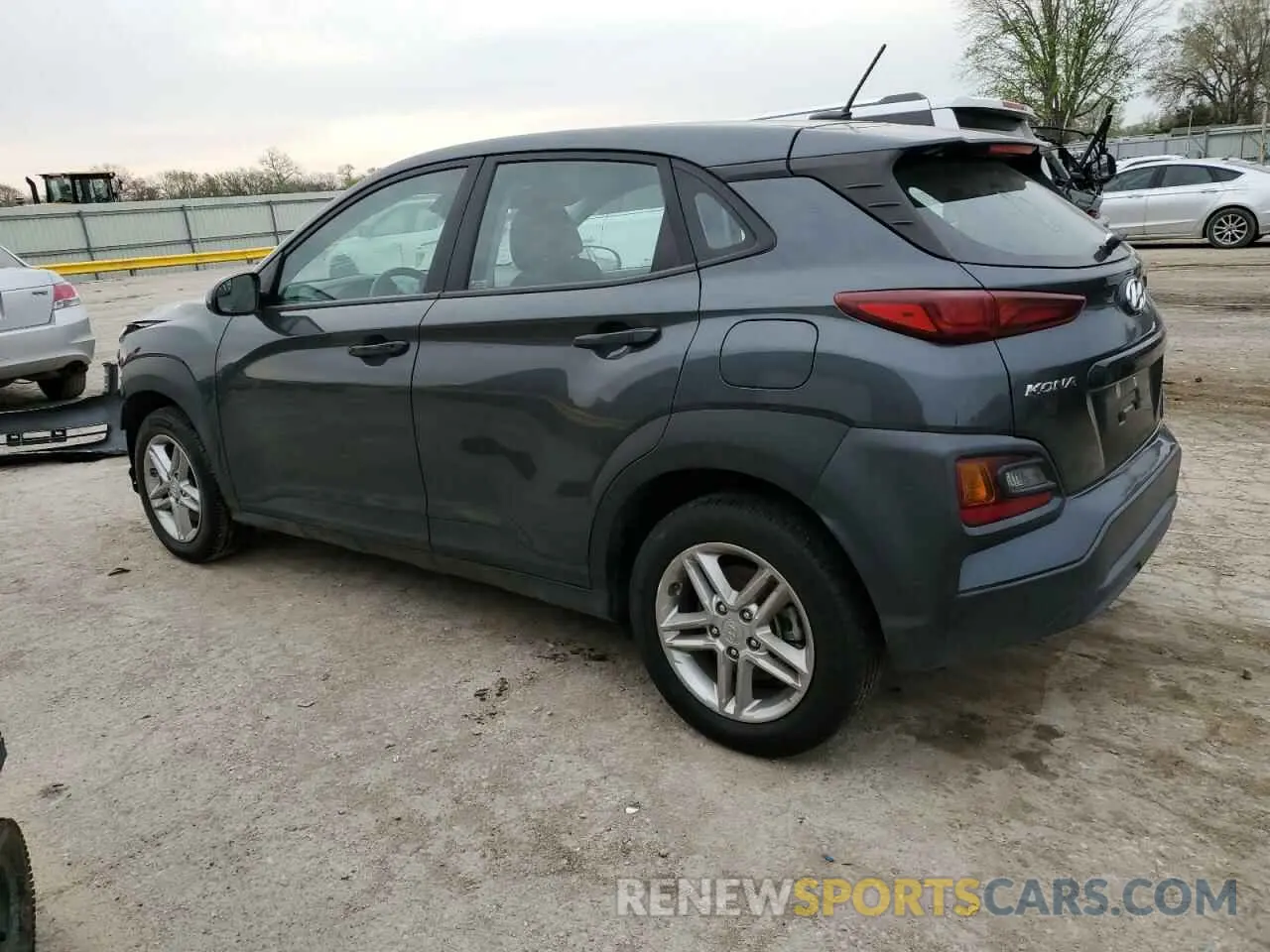 2 Photograph of a damaged car KM8K1CAA7MU653062 HYUNDAI KONA 2021