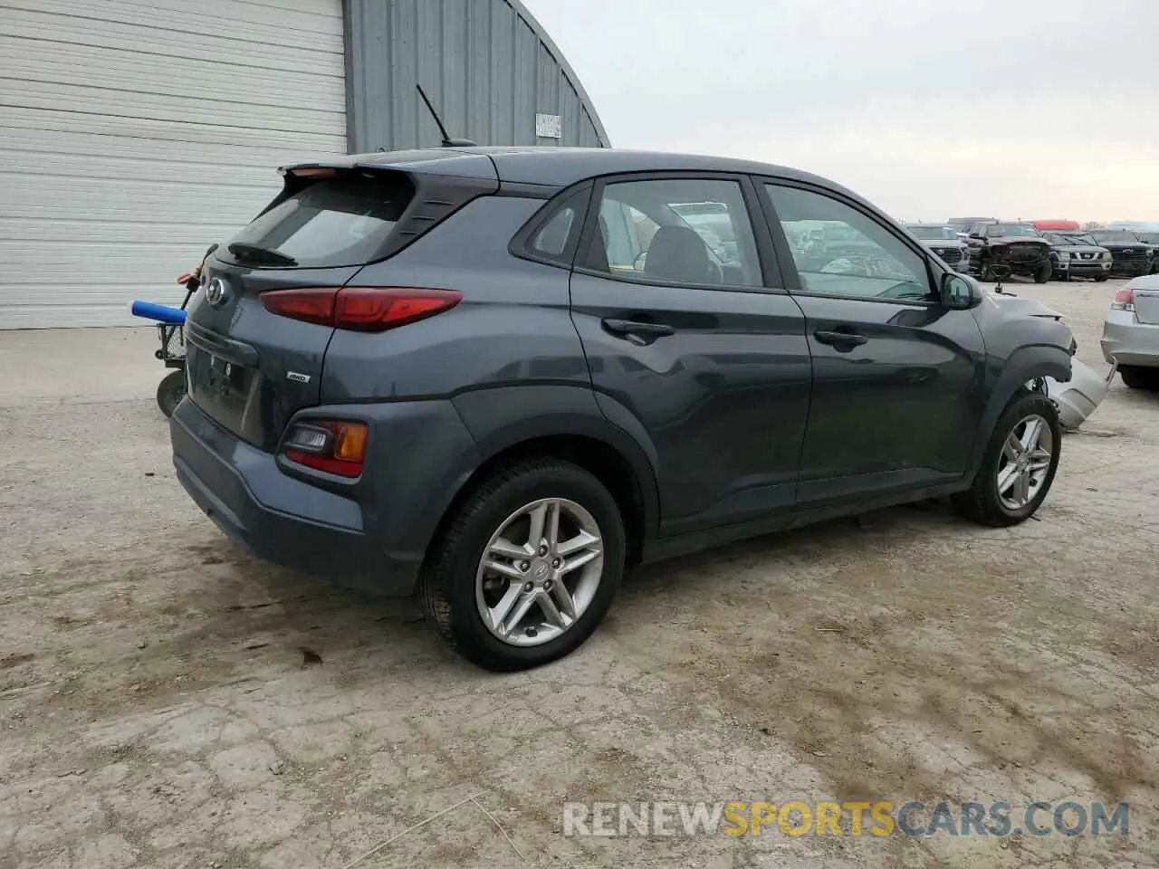 3 Photograph of a damaged car KM8K1CAA7MU653062 HYUNDAI KONA 2021