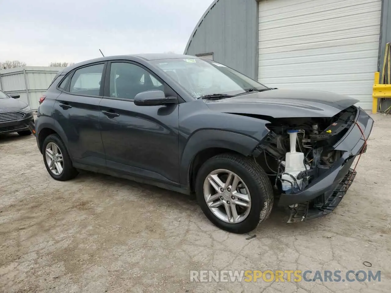 4 Photograph of a damaged car KM8K1CAA7MU653062 HYUNDAI KONA 2021