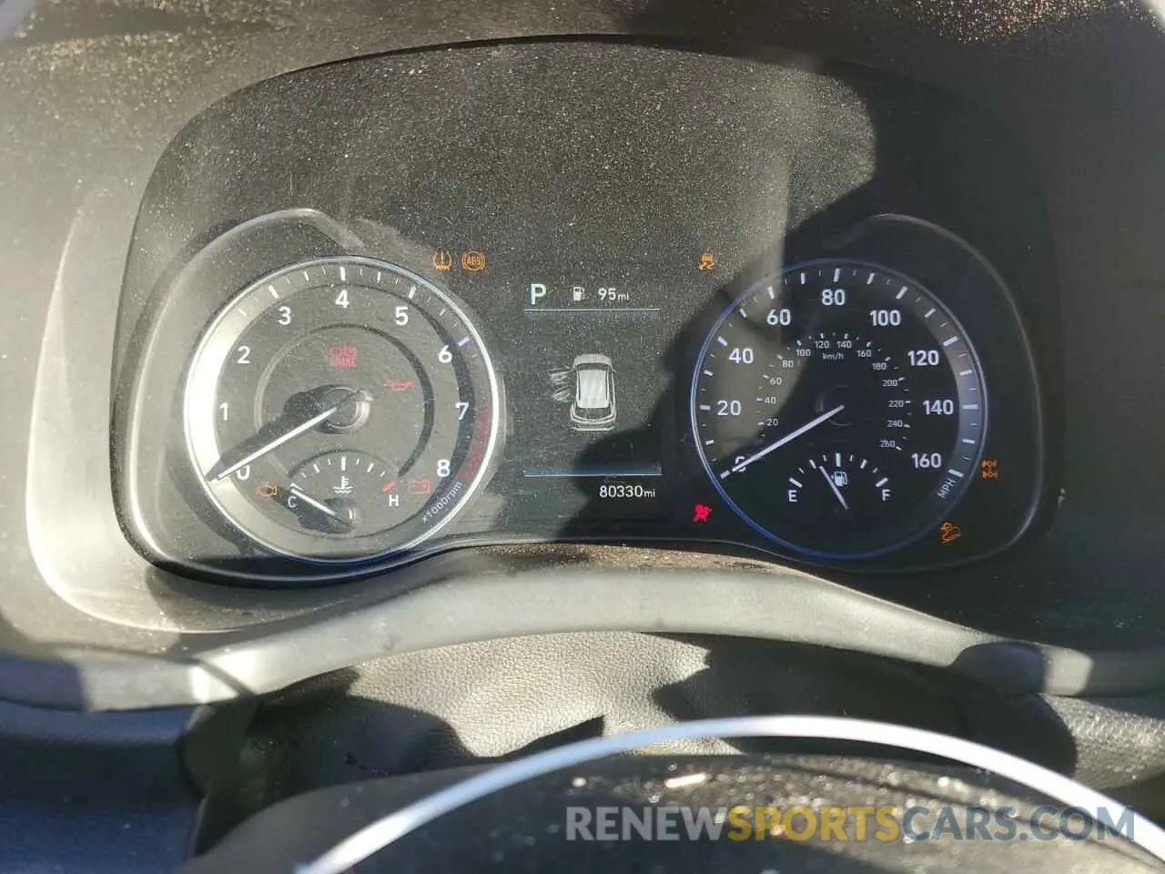 9 Photograph of a damaged car KM8K1CAA8MU703886 HYUNDAI KONA 2021