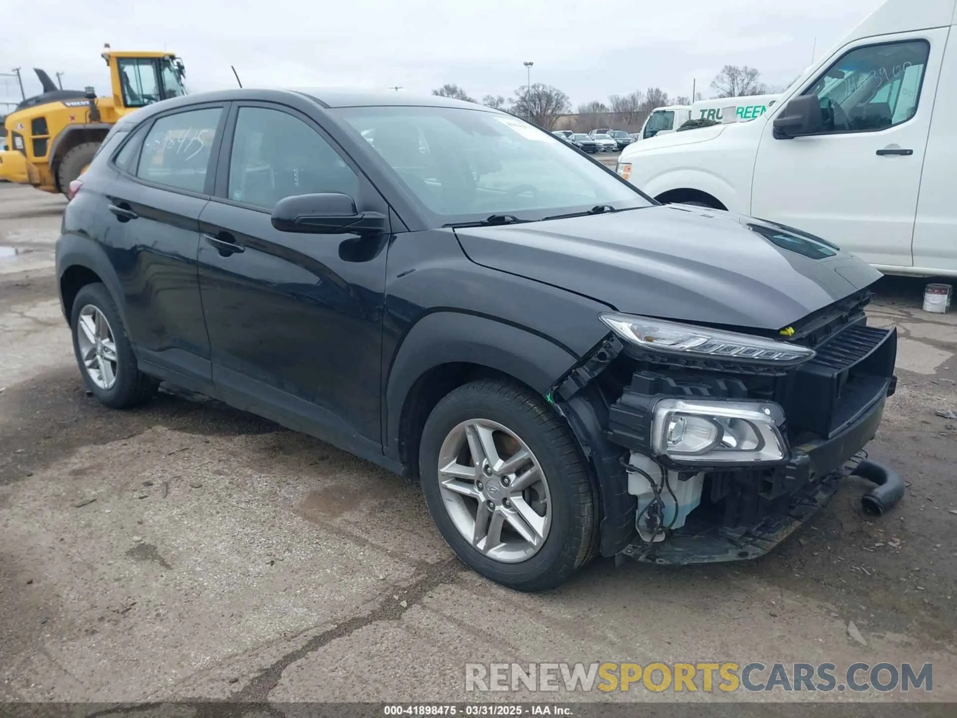 1 Photograph of a damaged car KM8K1CAA8MU738427 HYUNDAI KONA 2021