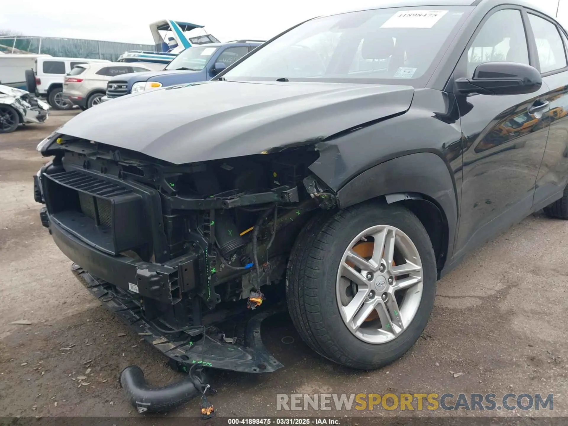 6 Photograph of a damaged car KM8K1CAA8MU738427 HYUNDAI KONA 2021