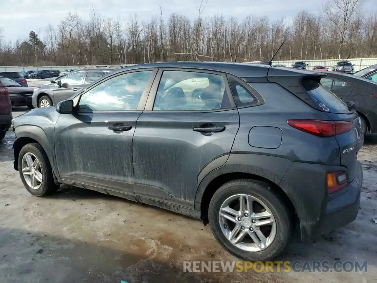 2 Photograph of a damaged car KM8K1CAA9MU610441 HYUNDAI KONA 2021