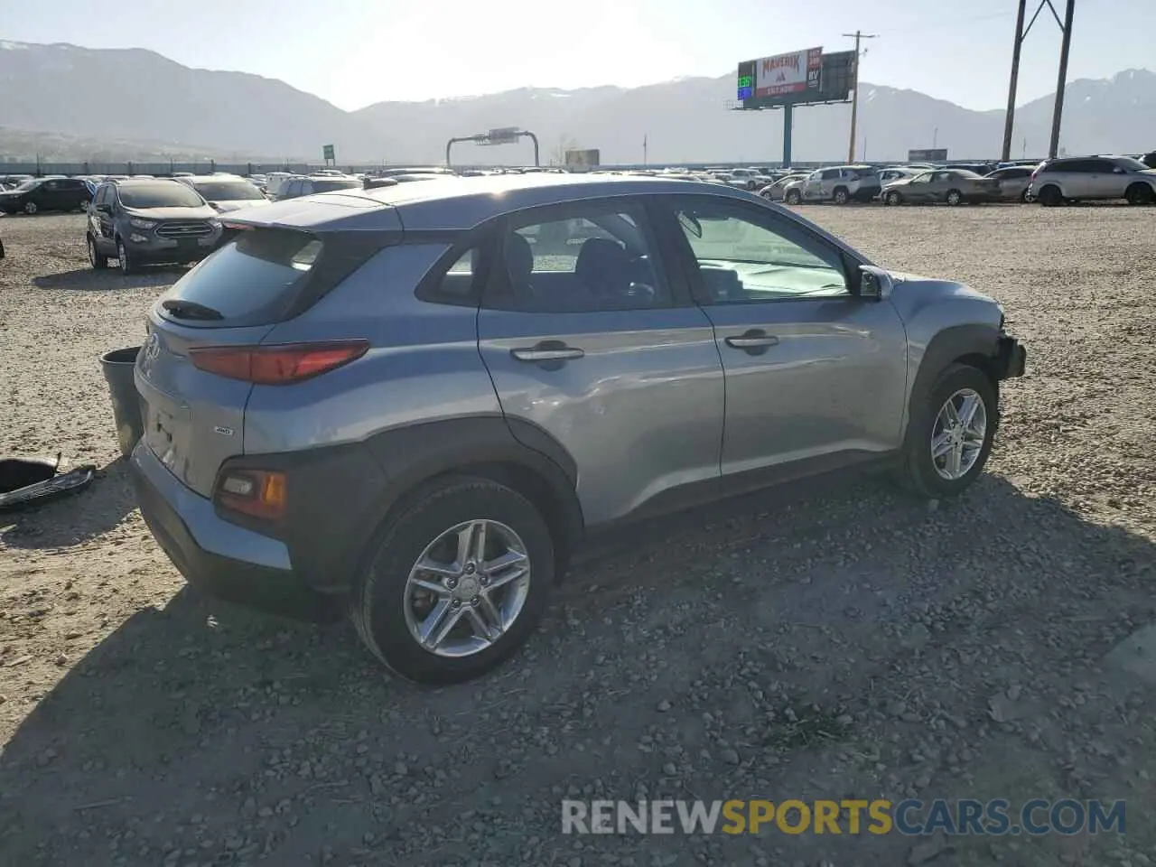 3 Photograph of a damaged car KM8K1CAA9MU704738 HYUNDAI KONA 2021