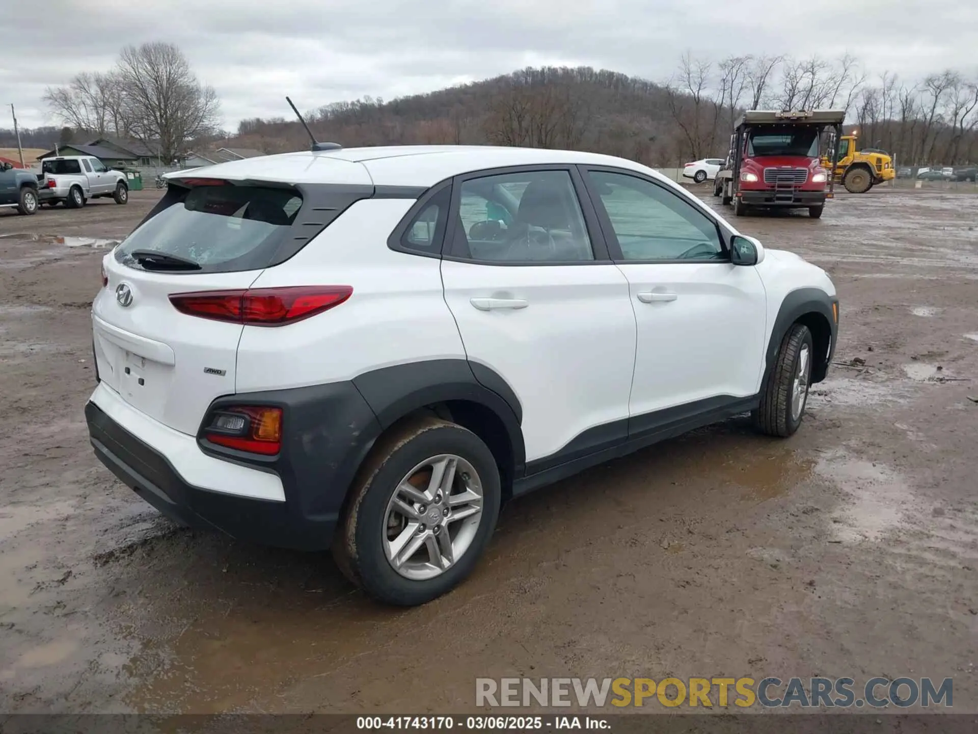 4 Photograph of a damaged car KM8K1CAAXMU745573 HYUNDAI KONA 2021
