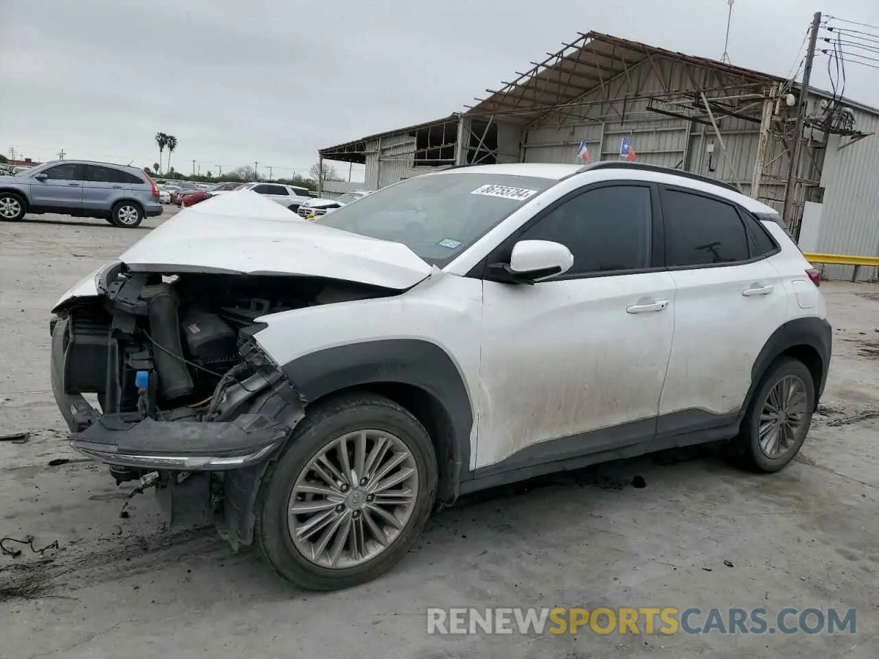 1 Photograph of a damaged car KM8K22AA3MU710722 HYUNDAI KONA 2021
