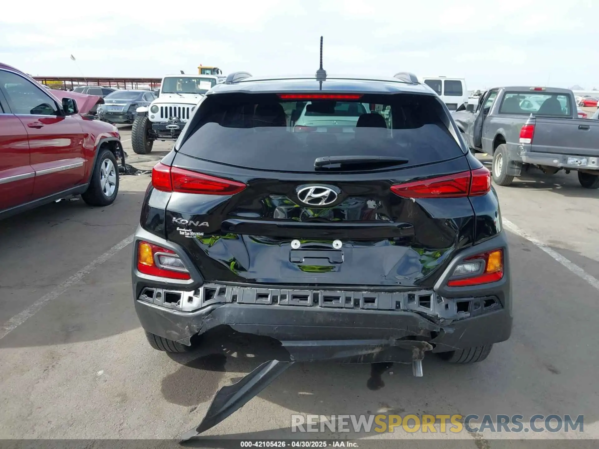 16 Photograph of a damaged car KM8K22AA4MU598979 HYUNDAI KONA 2021