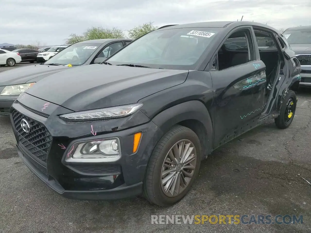 1 Фотография поврежденного автомобиля KM8K22AA4MU661224 HYUNDAI KONA 2021