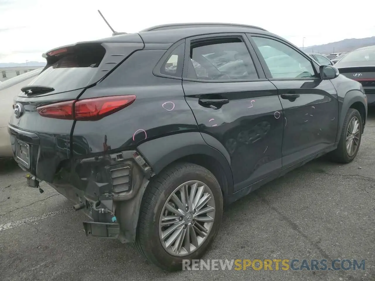 3 Фотография поврежденного автомобиля KM8K22AA4MU661224 HYUNDAI KONA 2021