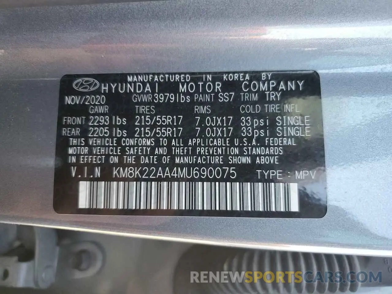 15 Photograph of a damaged car KM8K22AA4MU690075 HYUNDAI KONA 2021