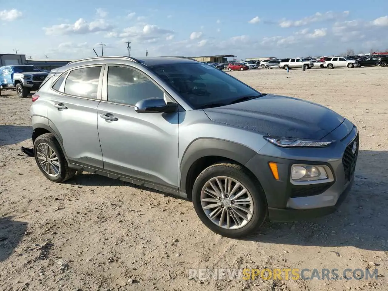 4 Photograph of a damaged car KM8K22AA4MU690075 HYUNDAI KONA 2021