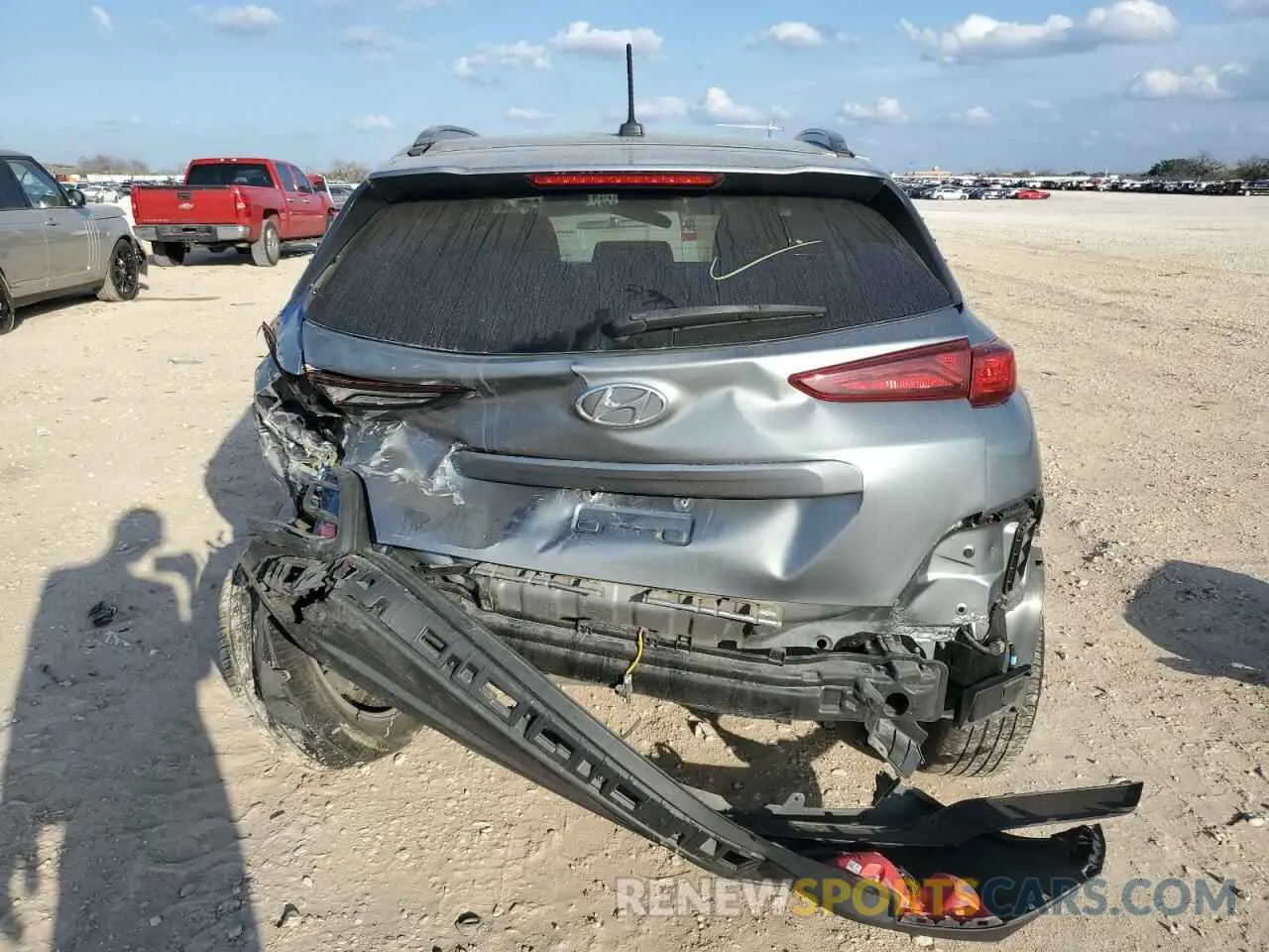 6 Photograph of a damaged car KM8K22AA4MU690075 HYUNDAI KONA 2021