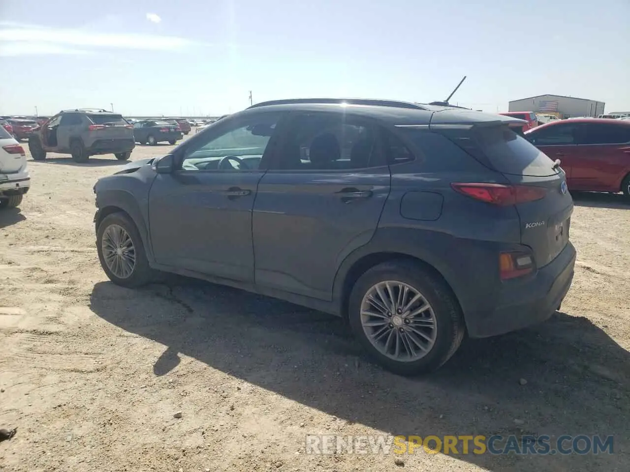 2 Photograph of a damaged car KM8K22AA5MU601565 HYUNDAI KONA 2021