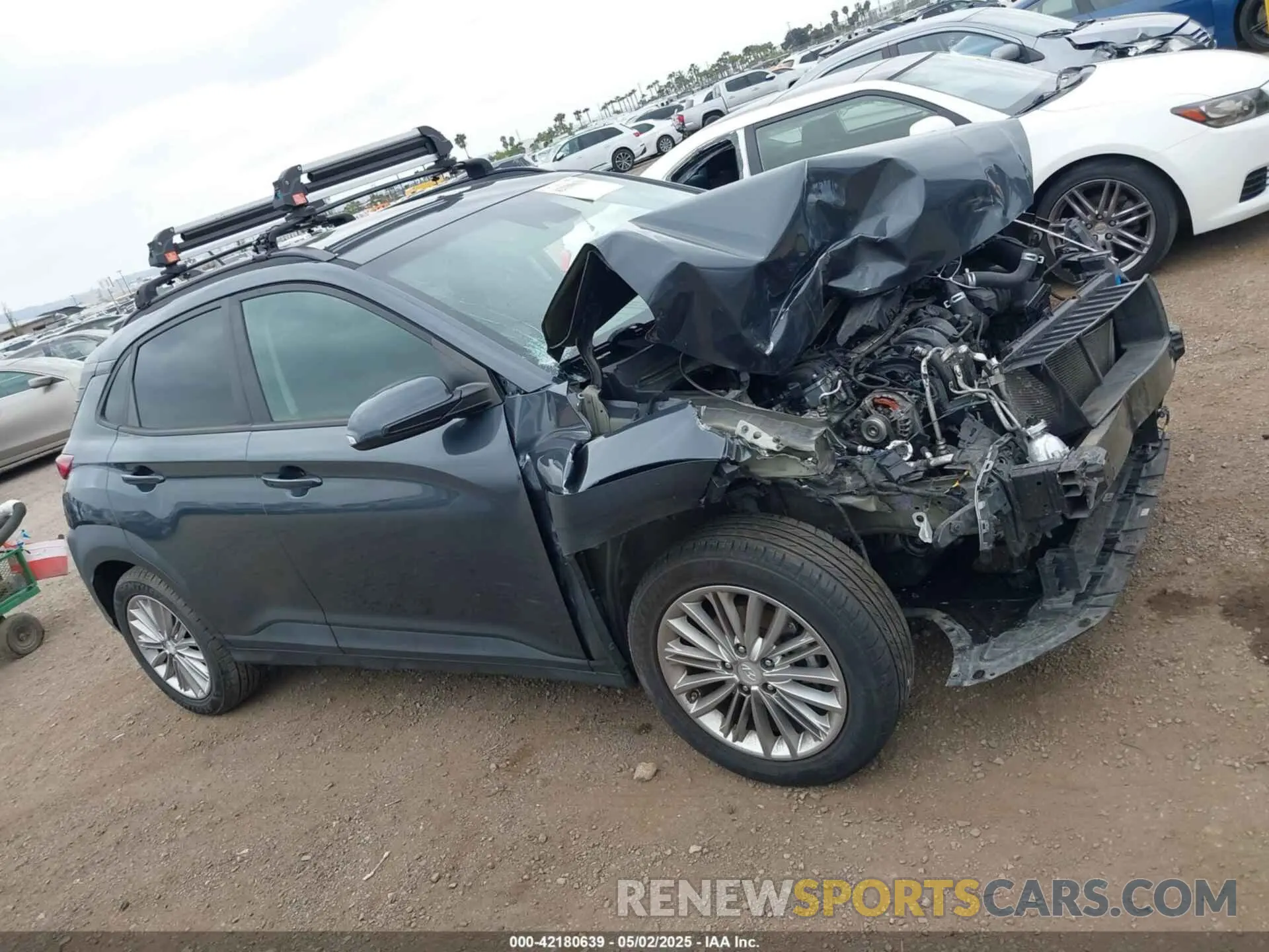 12 Photograph of a damaged car KM8K22AA5MU603865 HYUNDAI KONA 2021