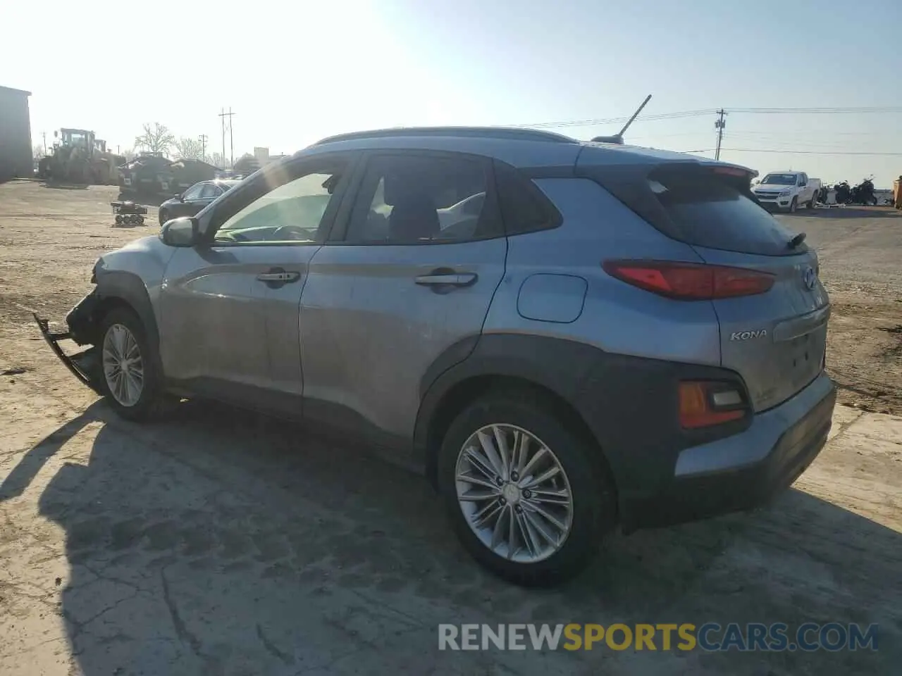 2 Photograph of a damaged car KM8K22AA5MU616812 HYUNDAI KONA 2021