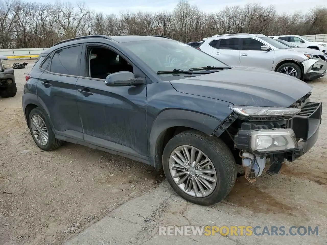 4 Photograph of a damaged car KM8K22AA7MU669270 HYUNDAI KONA 2021