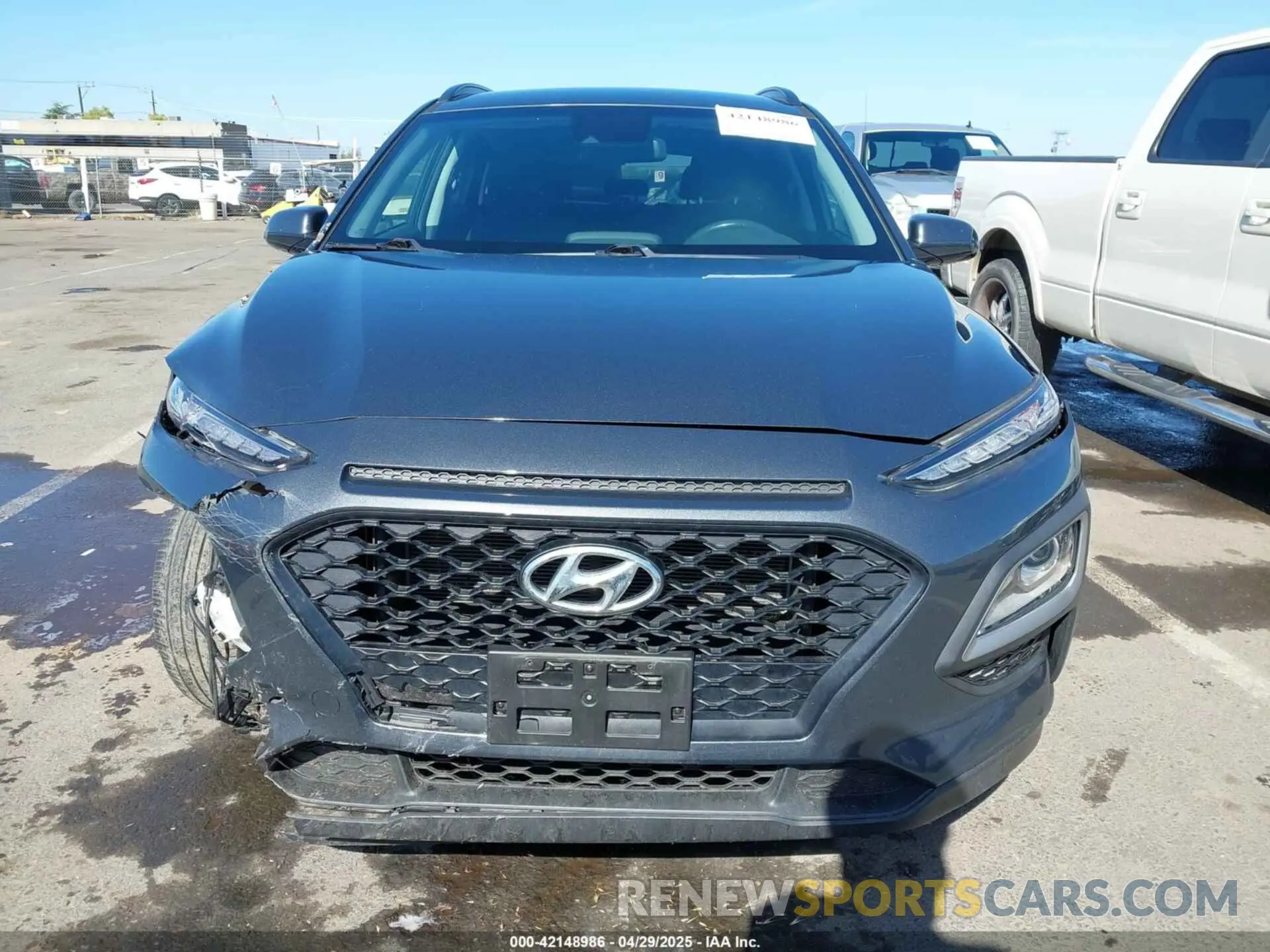 13 Photograph of a damaged car KM8K22AA7MU709735 HYUNDAI KONA 2021