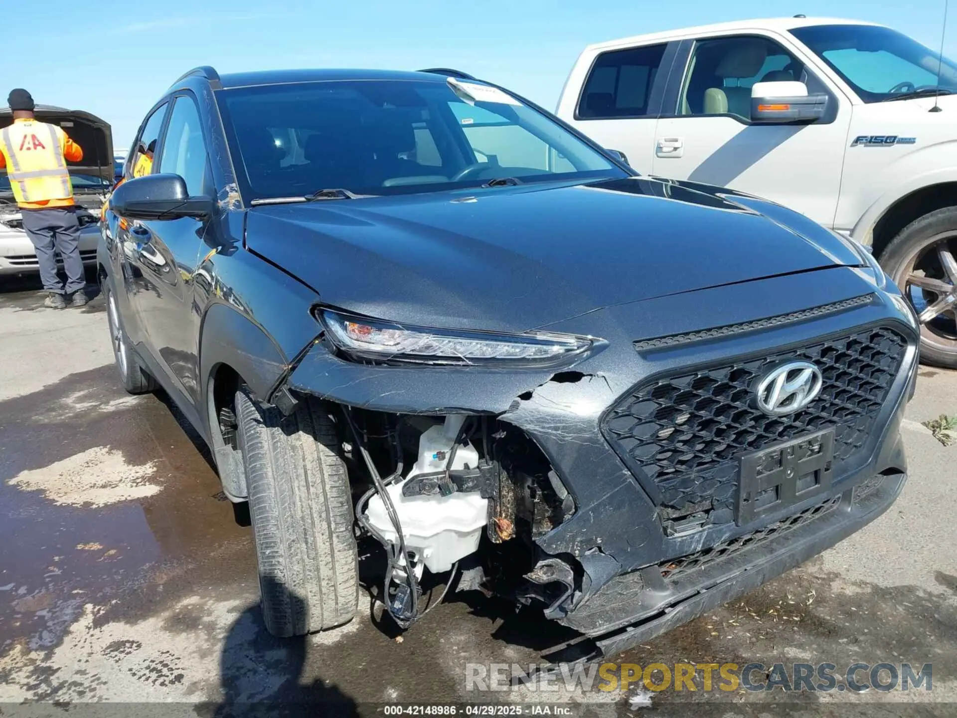 6 Photograph of a damaged car KM8K22AA7MU709735 HYUNDAI KONA 2021