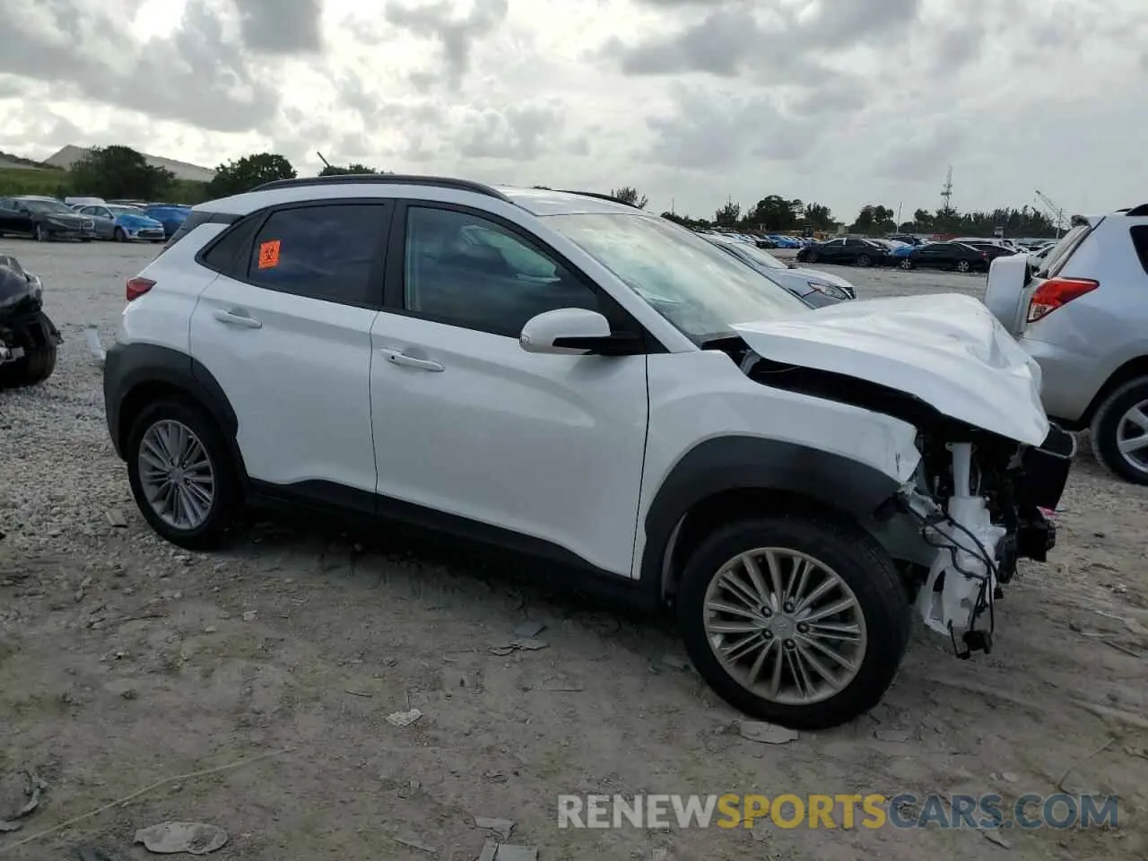 4 Photograph of a damaged car KM8K22AA7MU721688 HYUNDAI KONA 2021