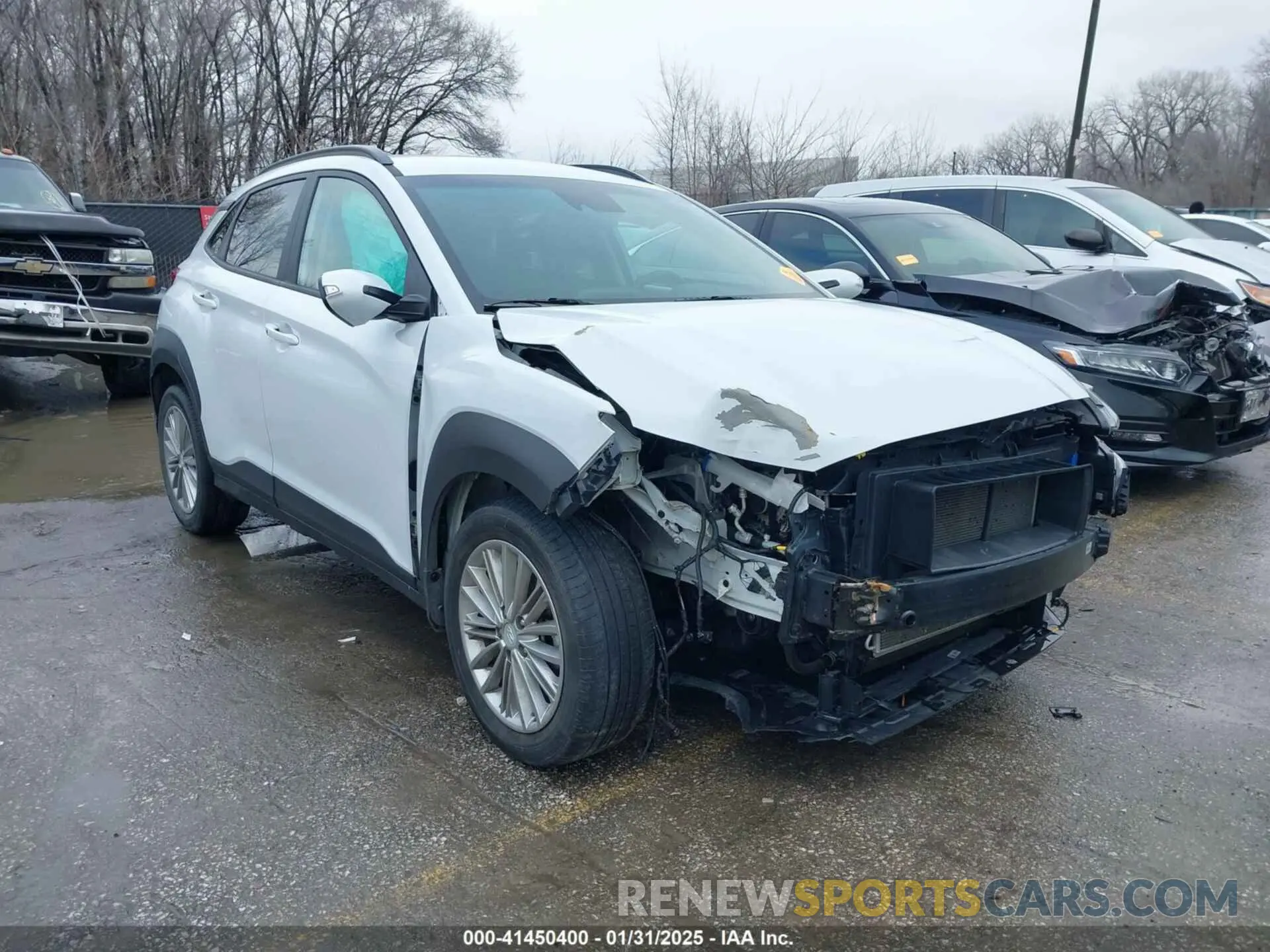 1 Фотография поврежденного автомобиля KM8K22AA8MU602483 HYUNDAI KONA 2021