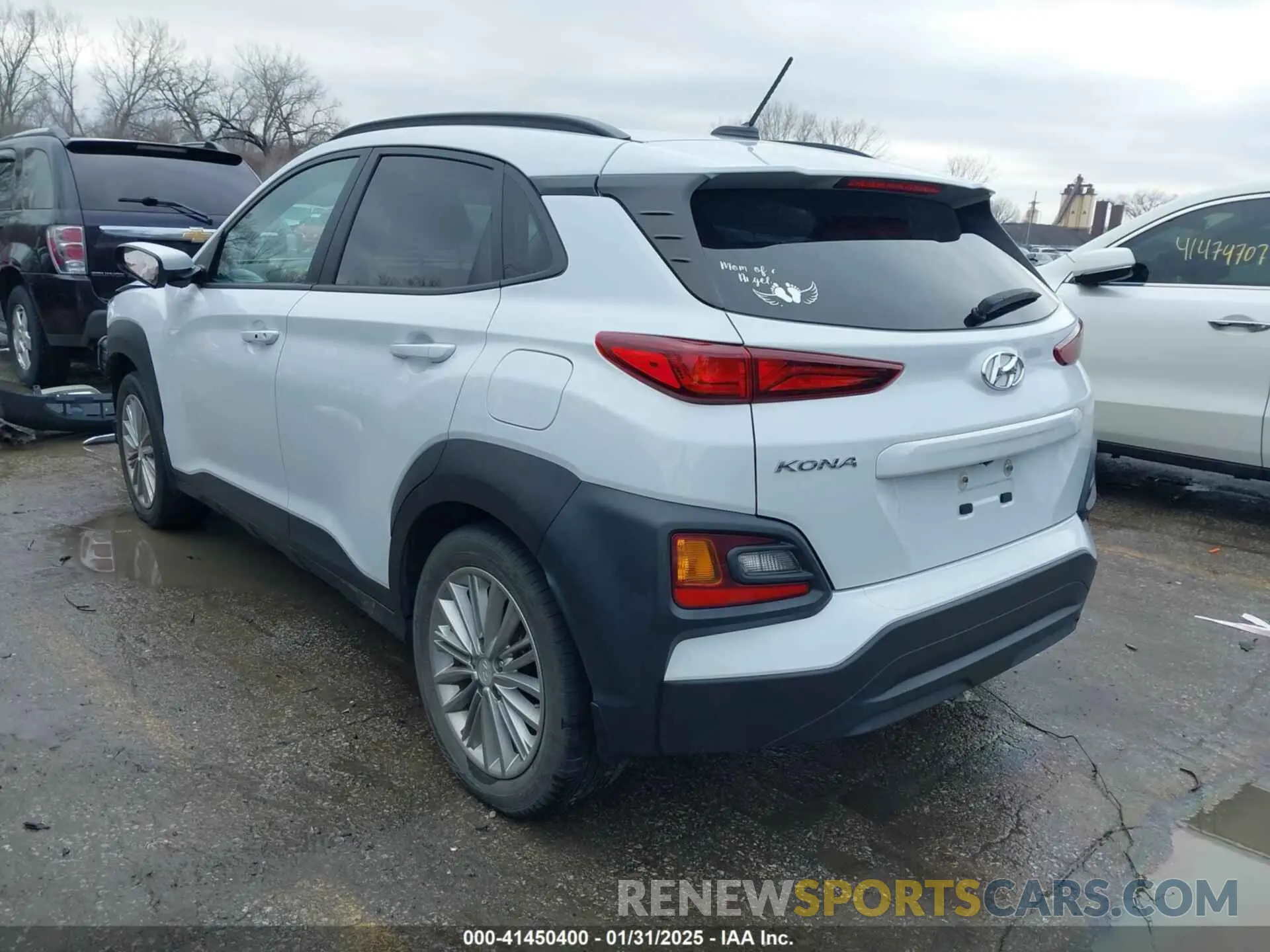 3 Фотография поврежденного автомобиля KM8K22AA8MU602483 HYUNDAI KONA 2021