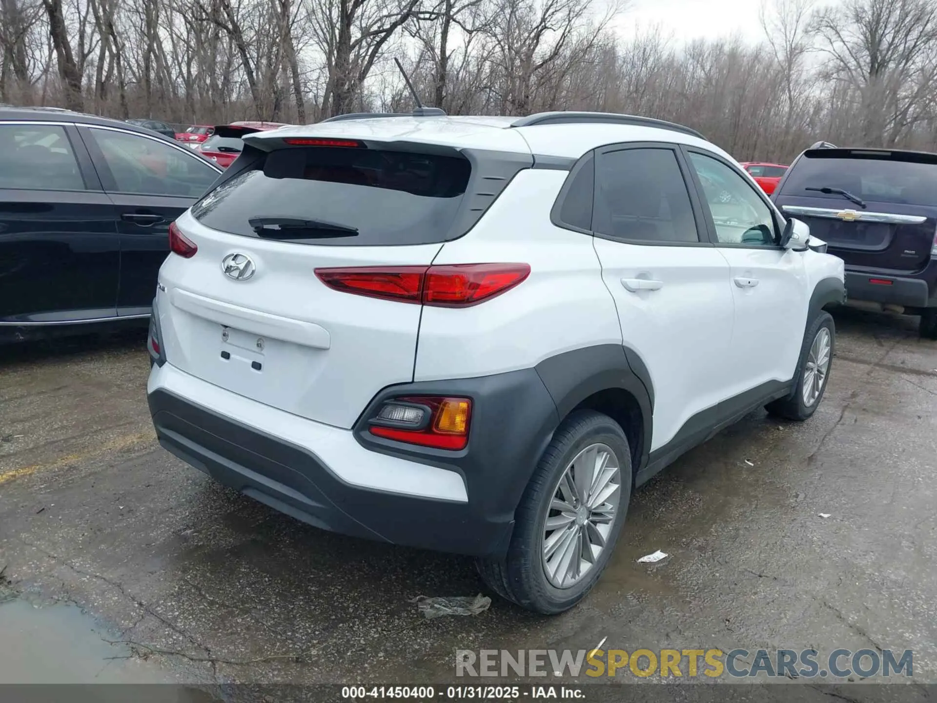 4 Фотография поврежденного автомобиля KM8K22AA8MU602483 HYUNDAI KONA 2021