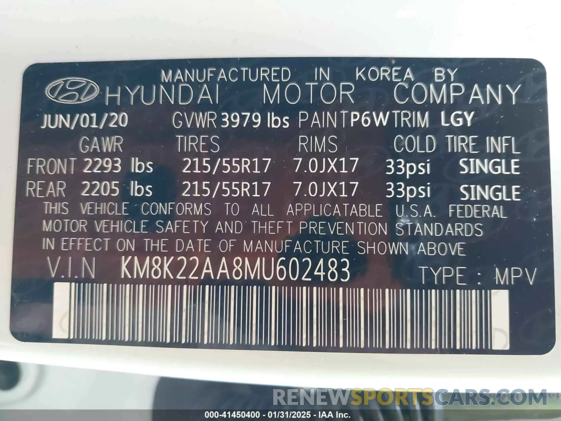 9 Фотография поврежденного автомобиля KM8K22AA8MU602483 HYUNDAI KONA 2021