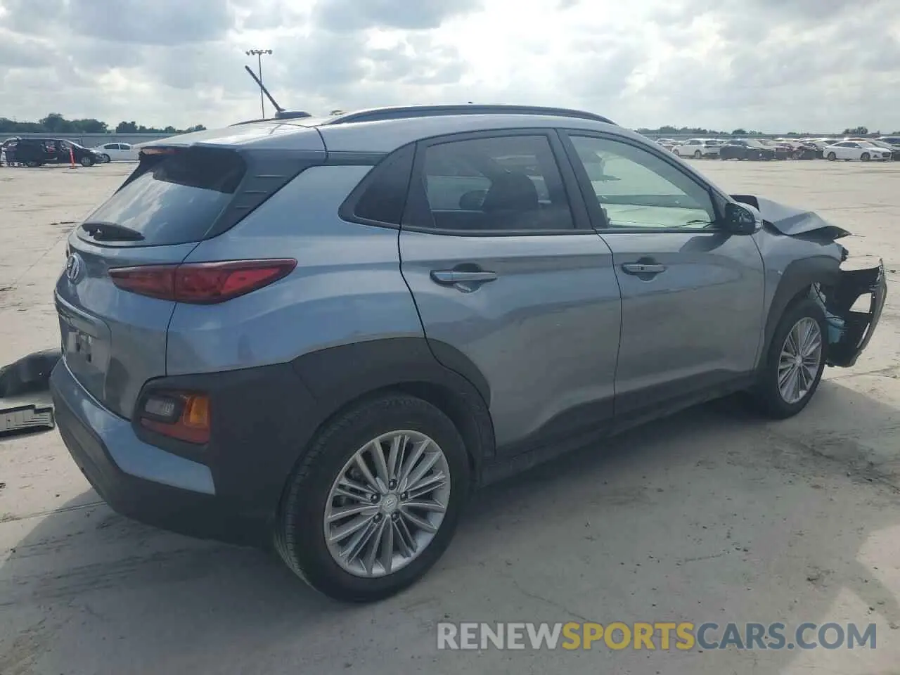 3 Photograph of a damaged car KM8K22AA8MU638416 HYUNDAI KONA 2021