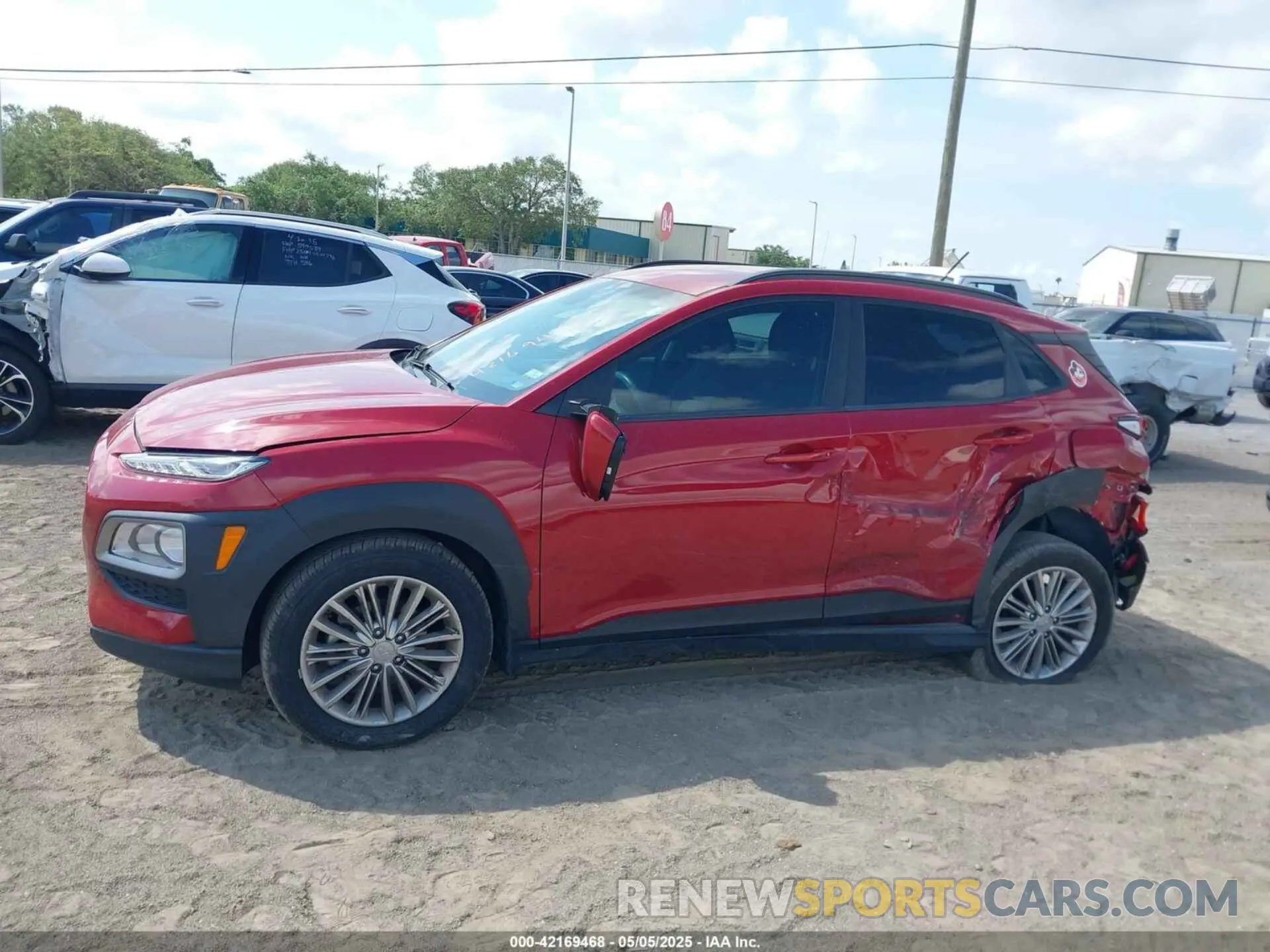 14 Photograph of a damaged car KM8K22AA8MU648394 HYUNDAI KONA 2021