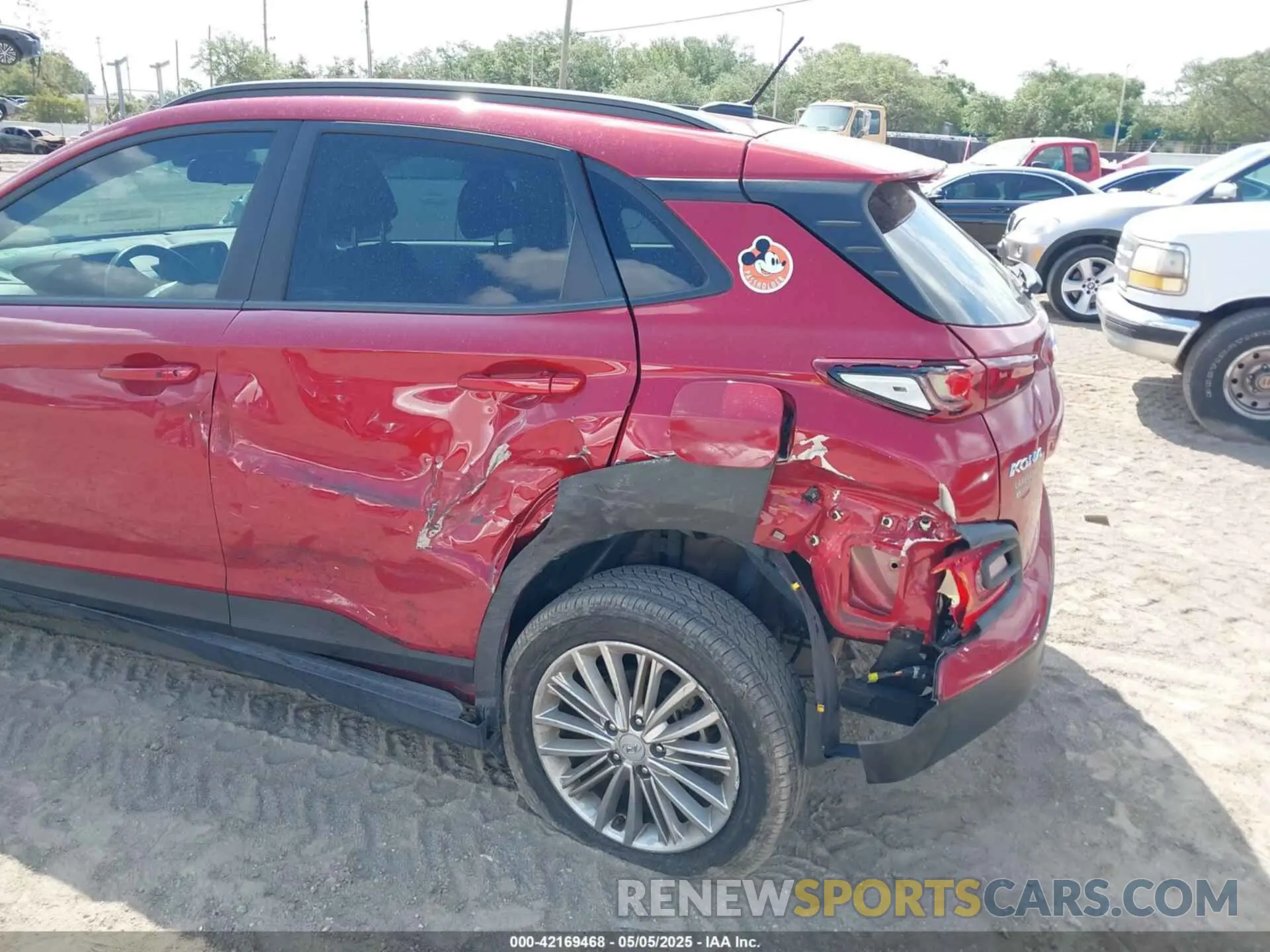 6 Photograph of a damaged car KM8K22AA8MU648394 HYUNDAI KONA 2021