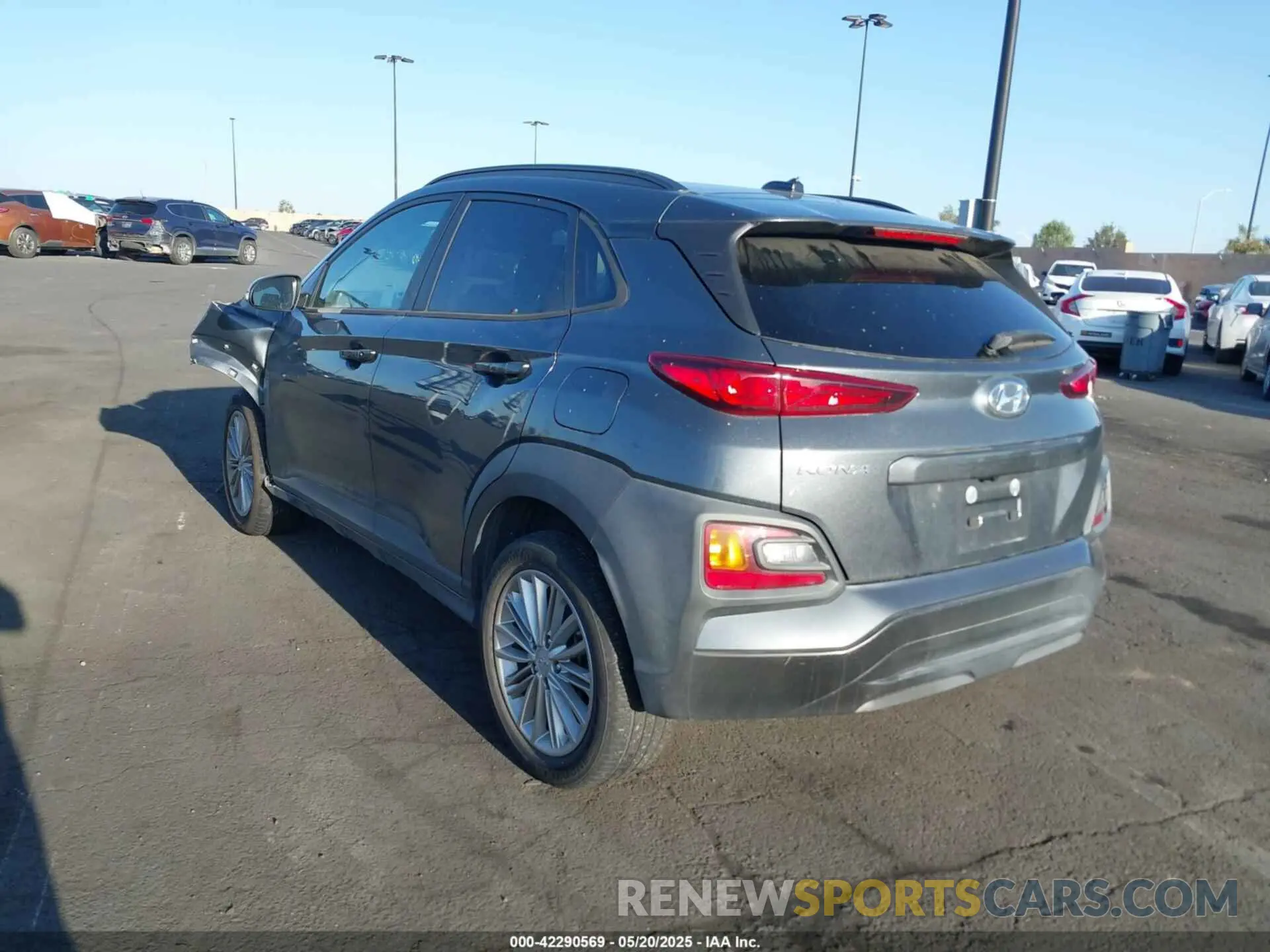 14 Photograph of a damaged car KM8K22AA8MU709713 HYUNDAI KONA 2021
