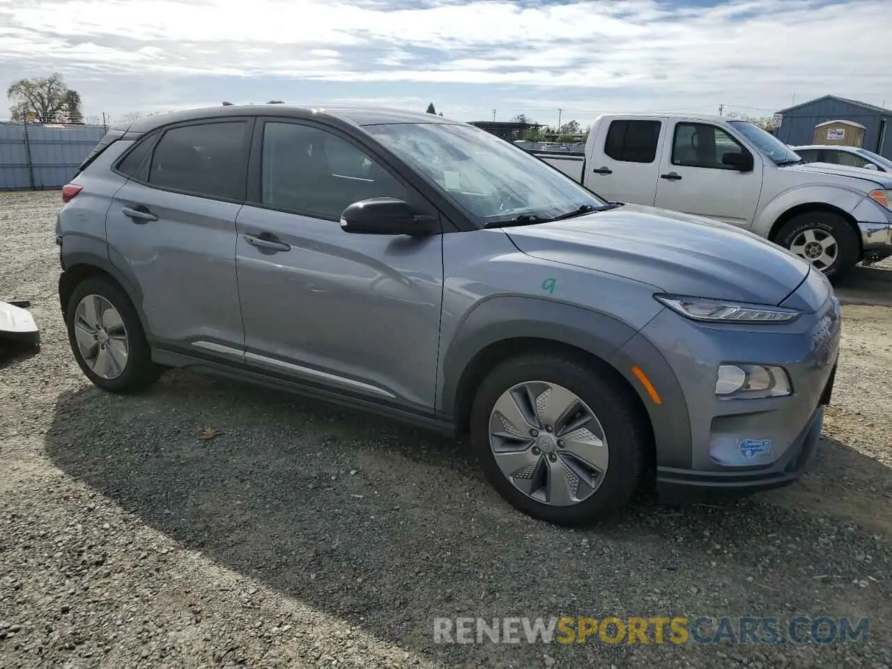 4 Photograph of a damaged car KM8K23AG3MU126010 HYUNDAI KONA 2021