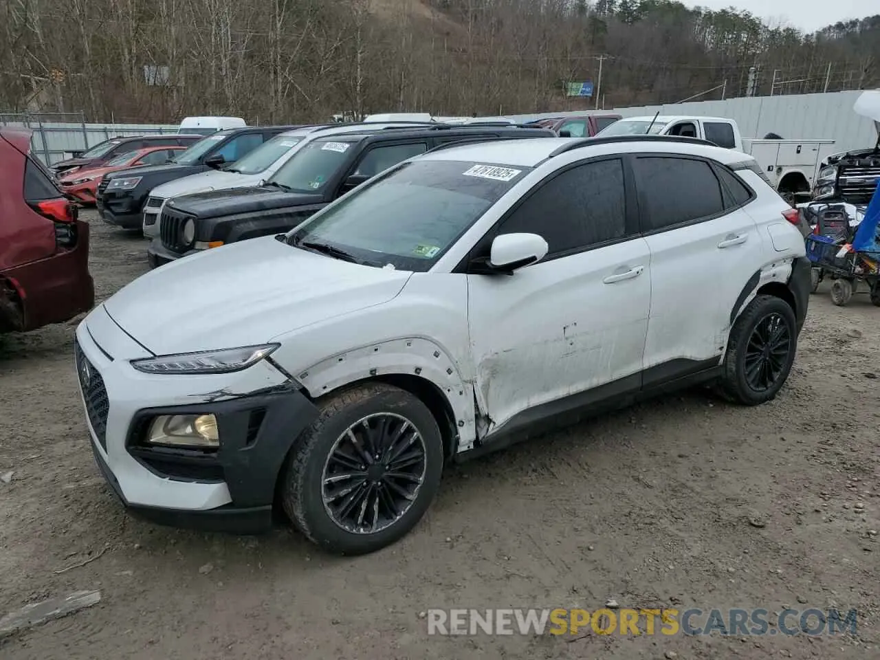 1 Photograph of a damaged car KM8K2CAA1MU631877 HYUNDAI KONA 2021