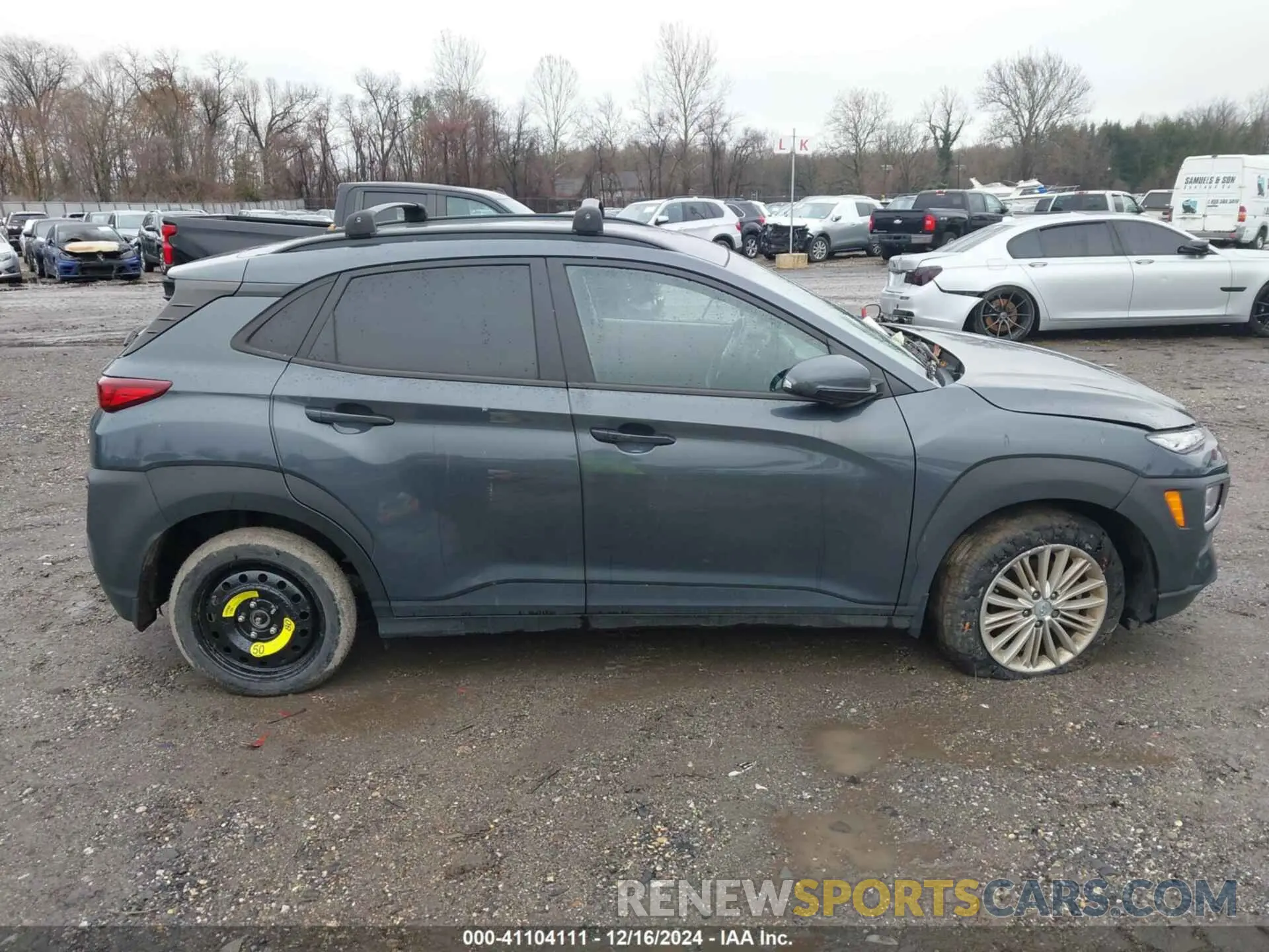12 Photograph of a damaged car KM8K2CAA1MU726620 HYUNDAI KONA 2021