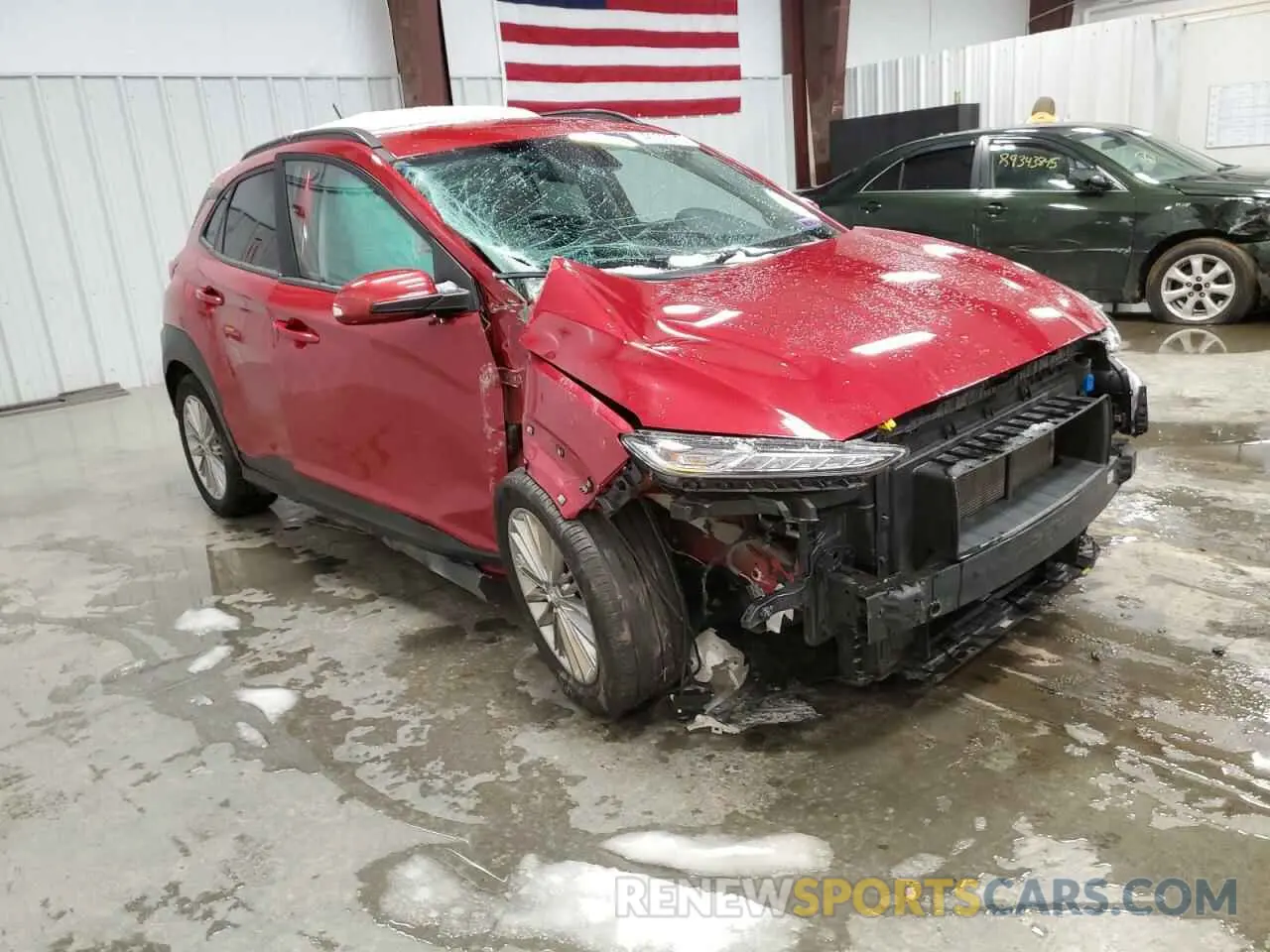4 Photograph of a damaged car KM8K2CAA2MU708319 HYUNDAI KONA 2021