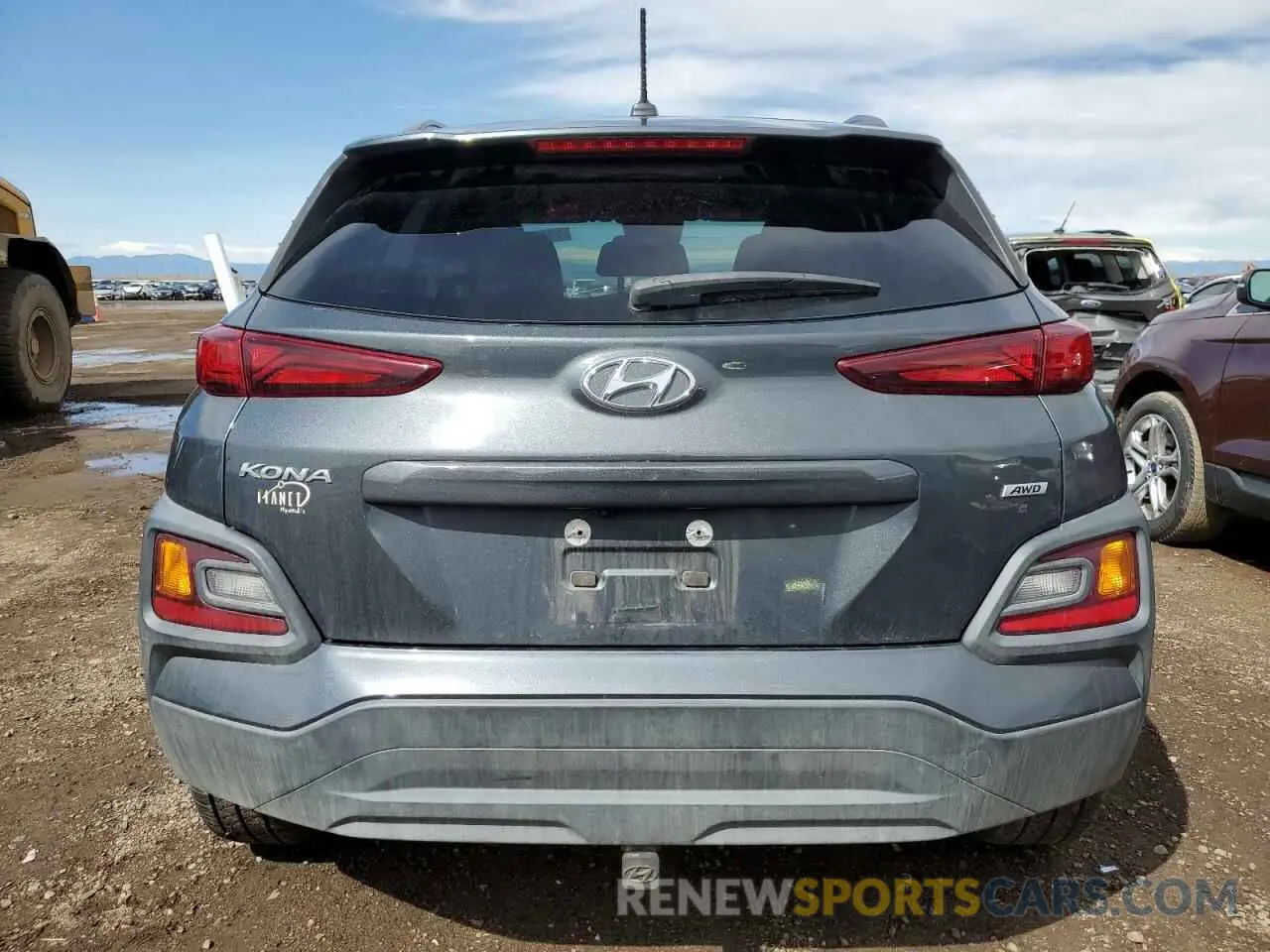 6 Photograph of a damaged car KM8K2CAA2MU733561 HYUNDAI KONA 2021
