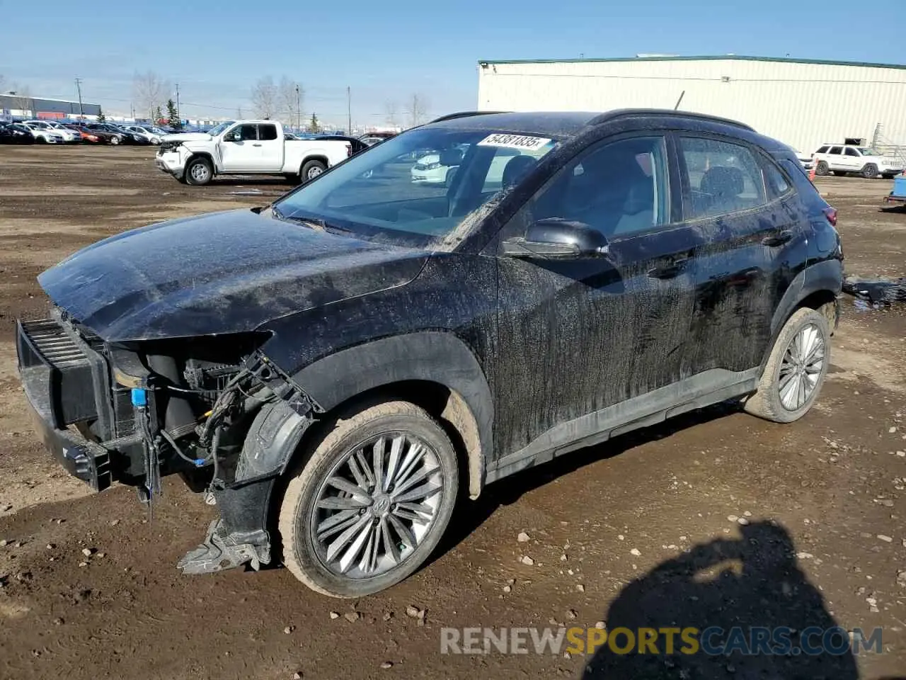 1 Photograph of a damaged car KM8K2CAA3MU730667 HYUNDAI KONA 2021