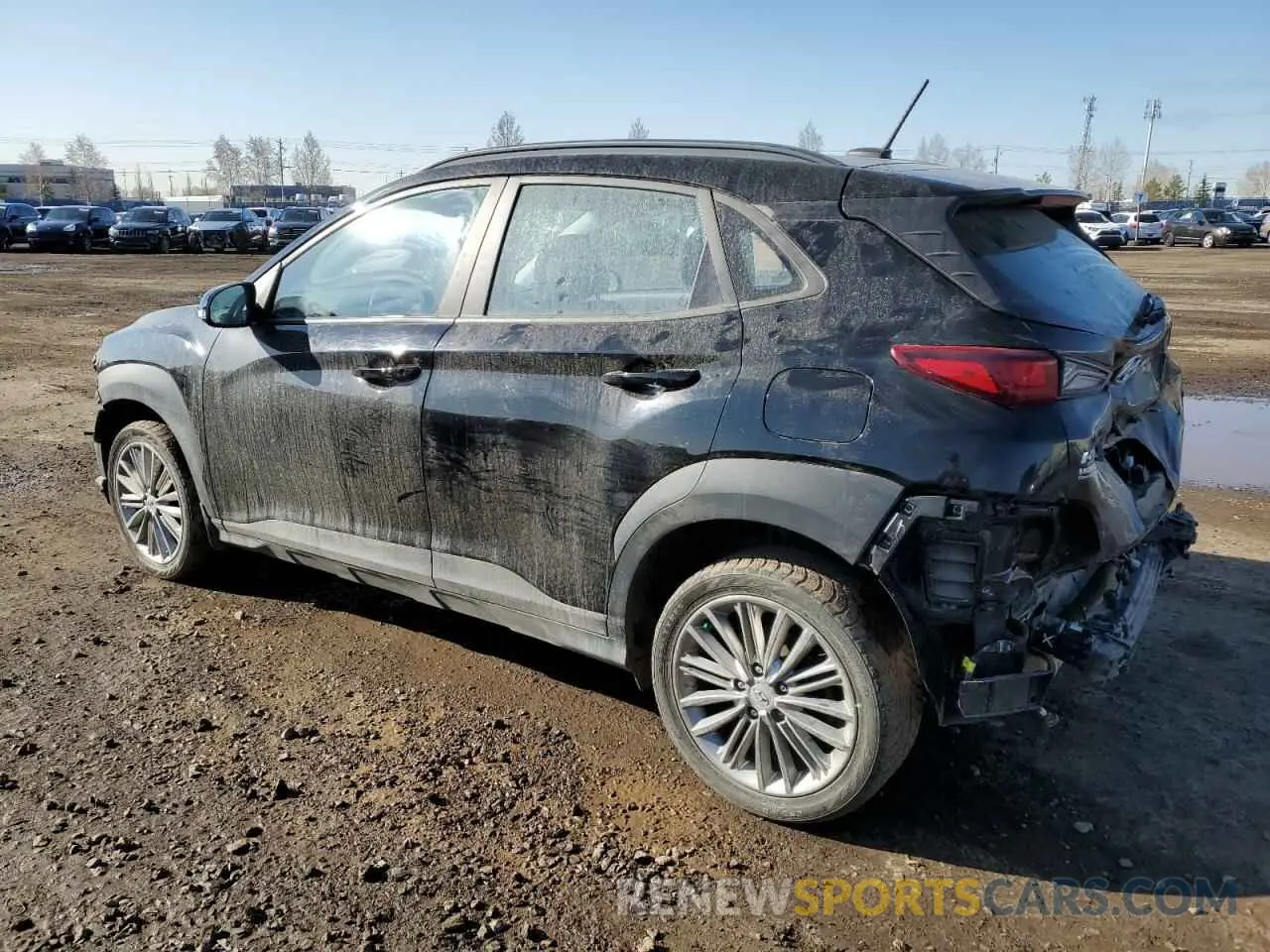 2 Photograph of a damaged car KM8K2CAA3MU730667 HYUNDAI KONA 2021