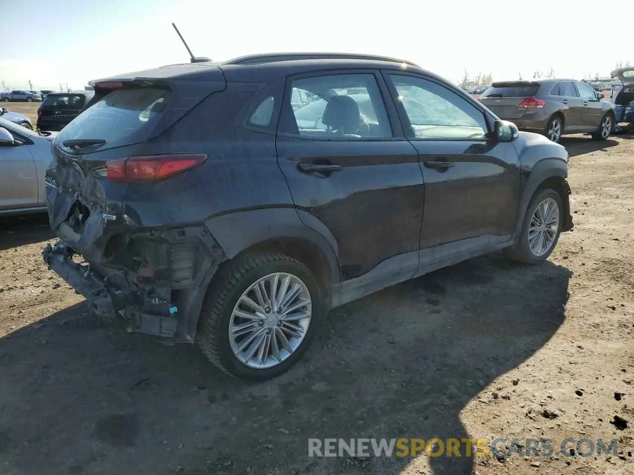 3 Photograph of a damaged car KM8K2CAA3MU730667 HYUNDAI KONA 2021