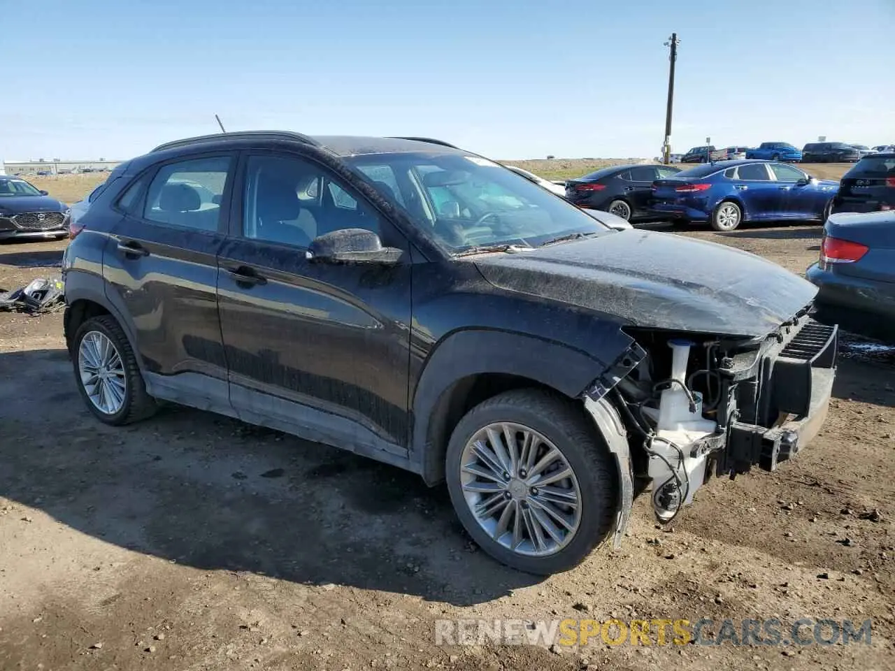 4 Photograph of a damaged car KM8K2CAA3MU730667 HYUNDAI KONA 2021