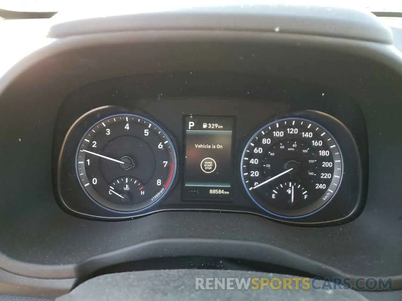 9 Photograph of a damaged car KM8K2CAA3MU730667 HYUNDAI KONA 2021