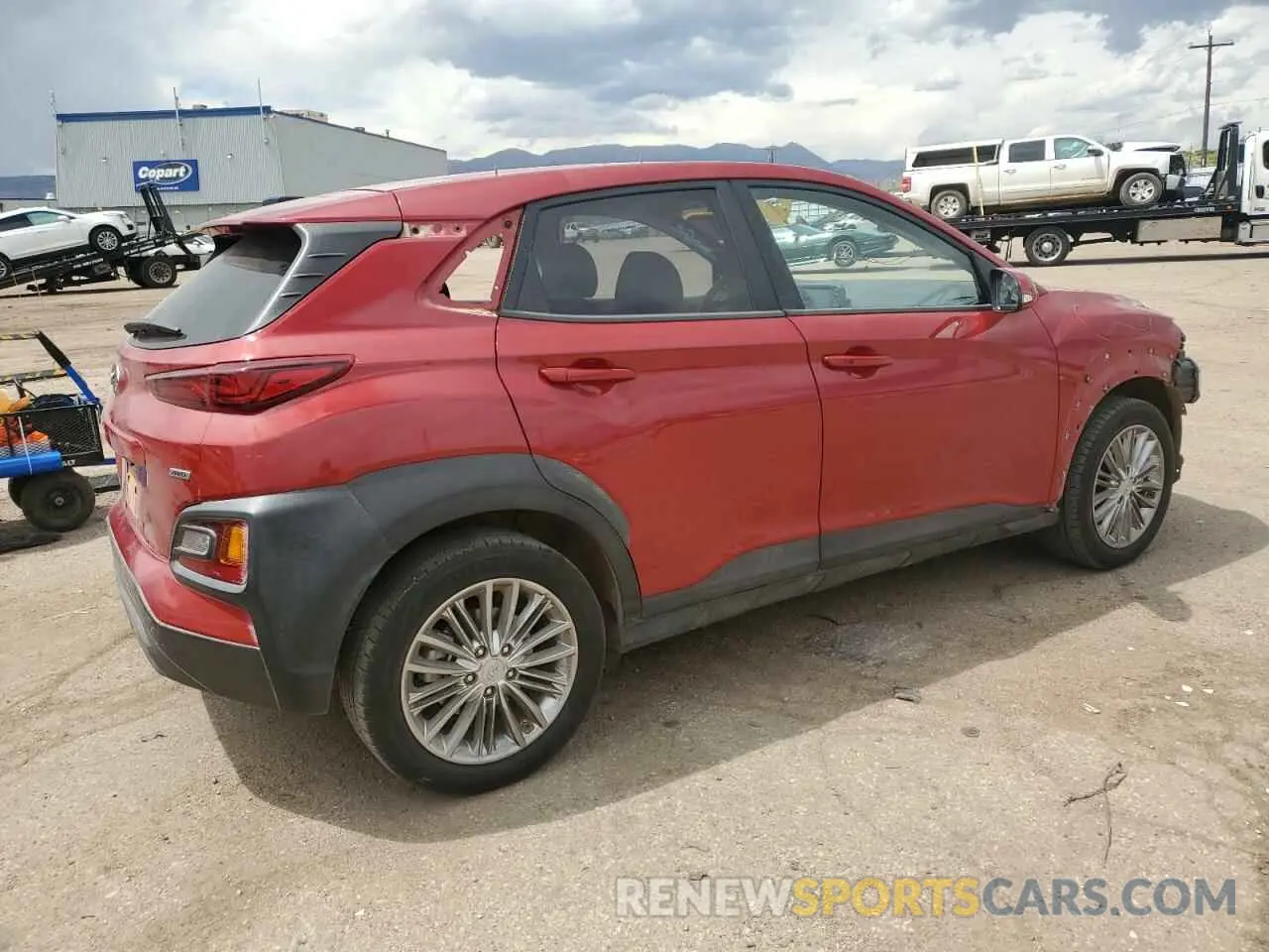 3 Photograph of a damaged car KM8K2CAA4MU716647 HYUNDAI KONA 2021