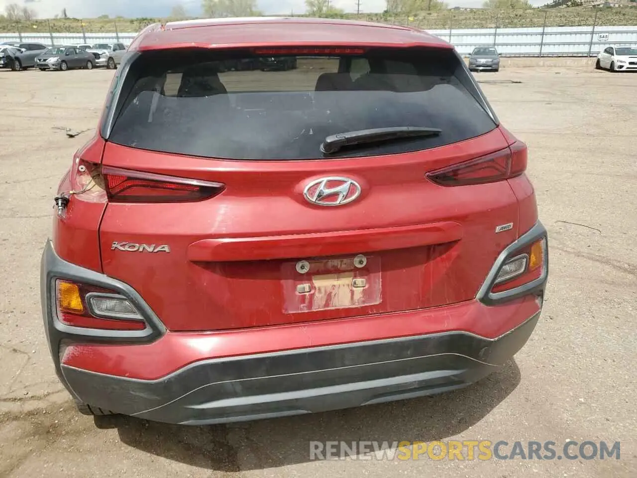 6 Photograph of a damaged car KM8K2CAA4MU716647 HYUNDAI KONA 2021