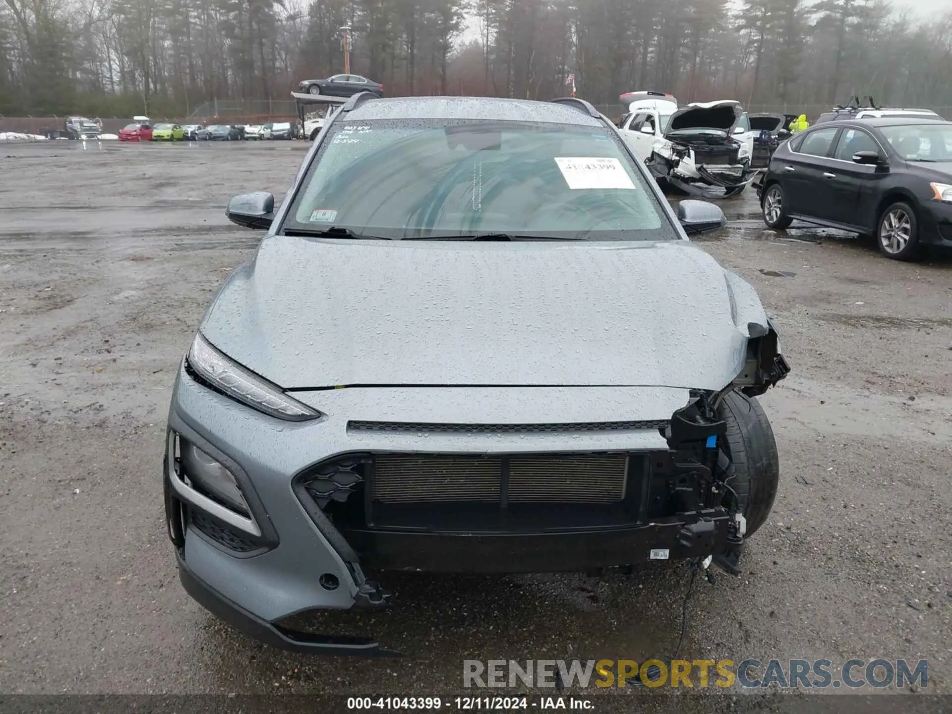12 Photograph of a damaged car KM8K2CAA4MU721167 HYUNDAI KONA 2021