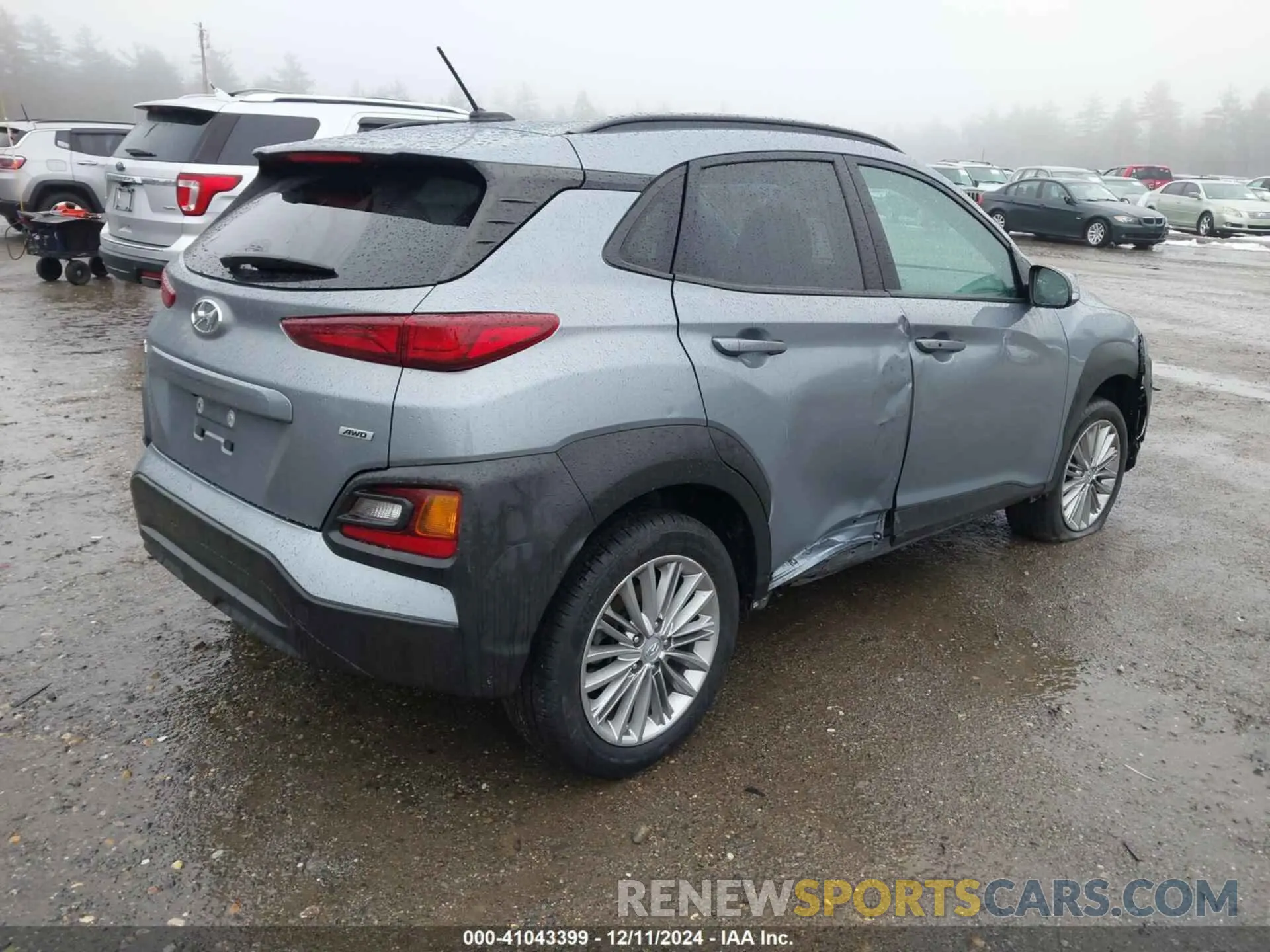 4 Photograph of a damaged car KM8K2CAA4MU721167 HYUNDAI KONA 2021