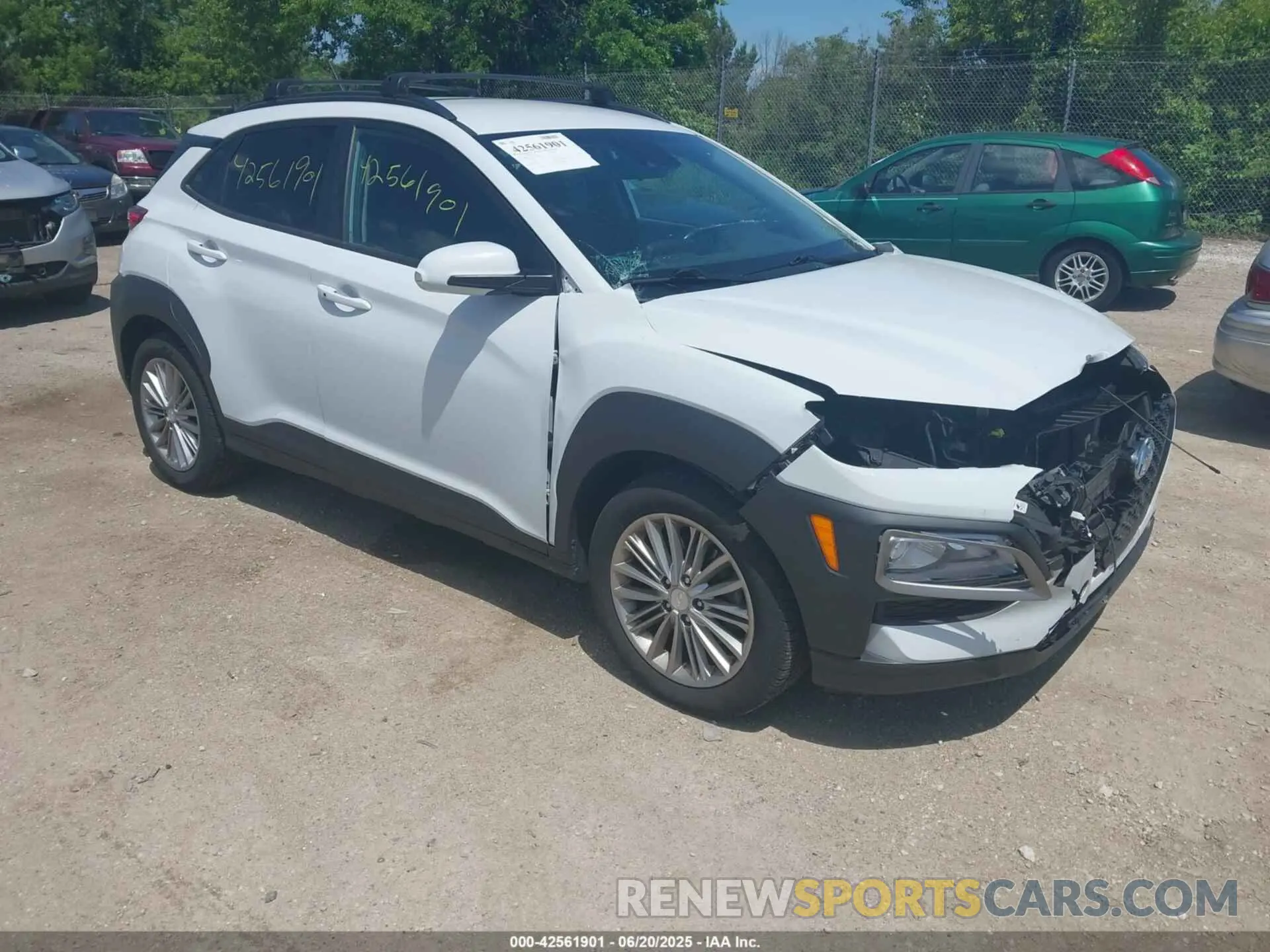 1 Photograph of a damaged car KM8K2CAA6MU602407 HYUNDAI KONA 2021