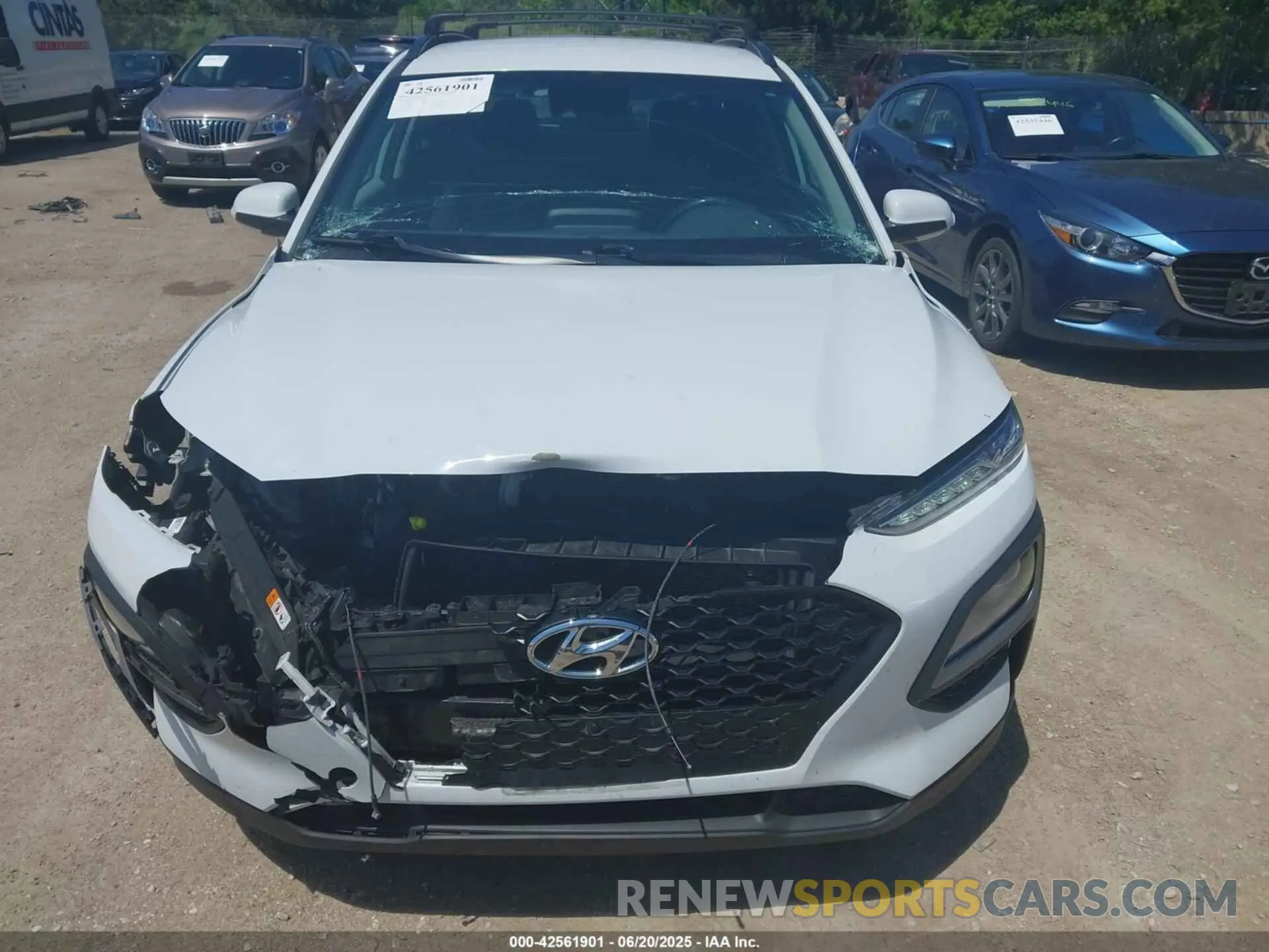 12 Photograph of a damaged car KM8K2CAA6MU602407 HYUNDAI KONA 2021