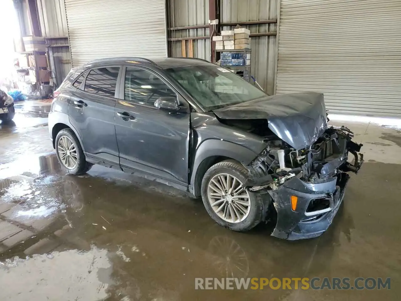4 Photograph of a damaged car KM8K2CAA7MU609642 HYUNDAI KONA 2021
