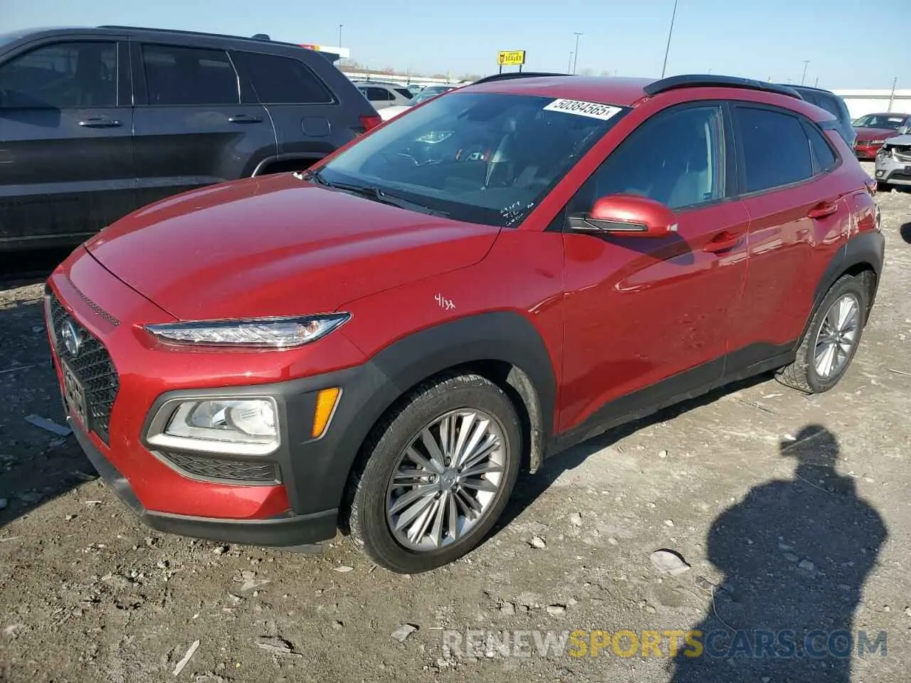 1 Фотография поврежденного автомобиля KM8K2CAA7MU649753 HYUNDAI KONA 2021