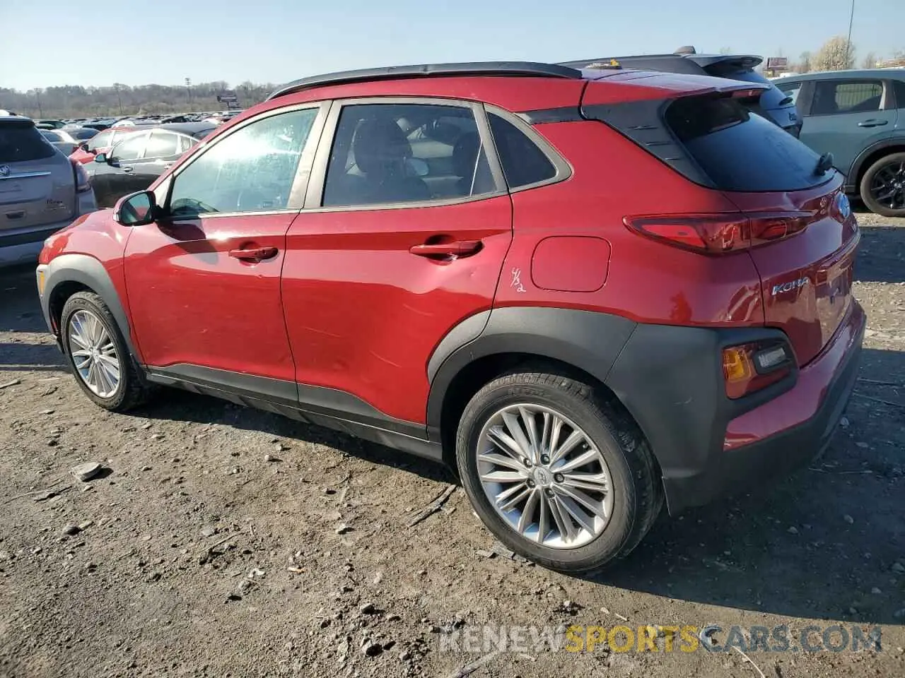 2 Фотография поврежденного автомобиля KM8K2CAA7MU649753 HYUNDAI KONA 2021
